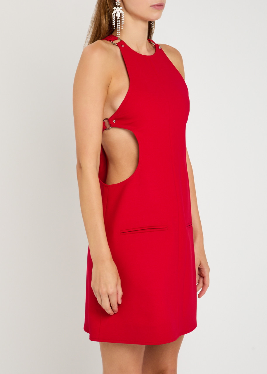 Courrèges Cut-out Wool-blend Mini Dress - 2