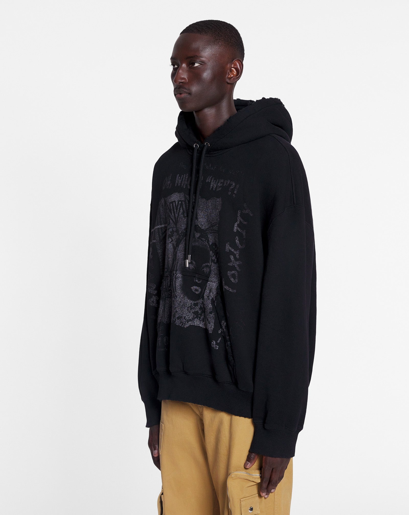 LANVIN X FUTURE UNISEX LOOSE-FIT PRINTED HOODIE - 3