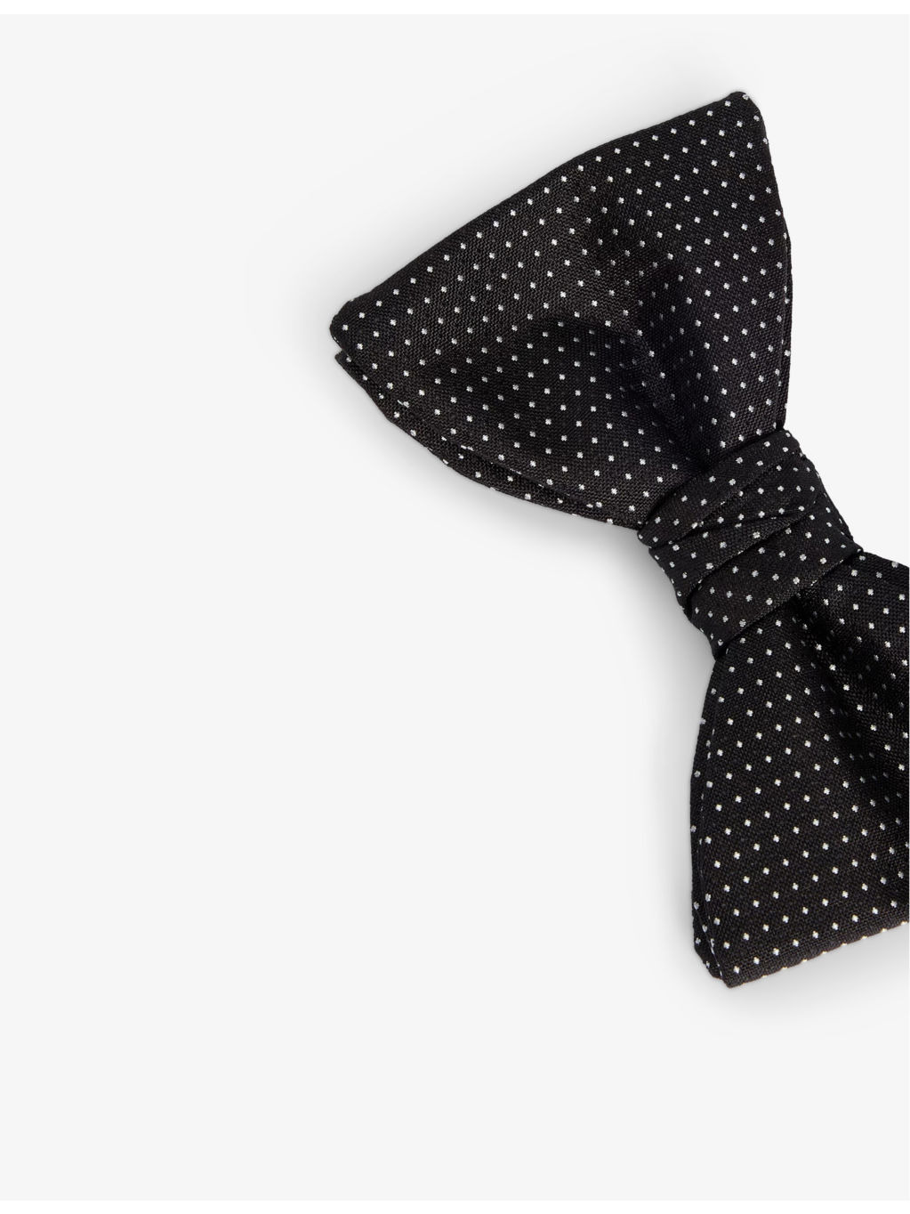 Micro-Dot Silk Bow Tie - 4