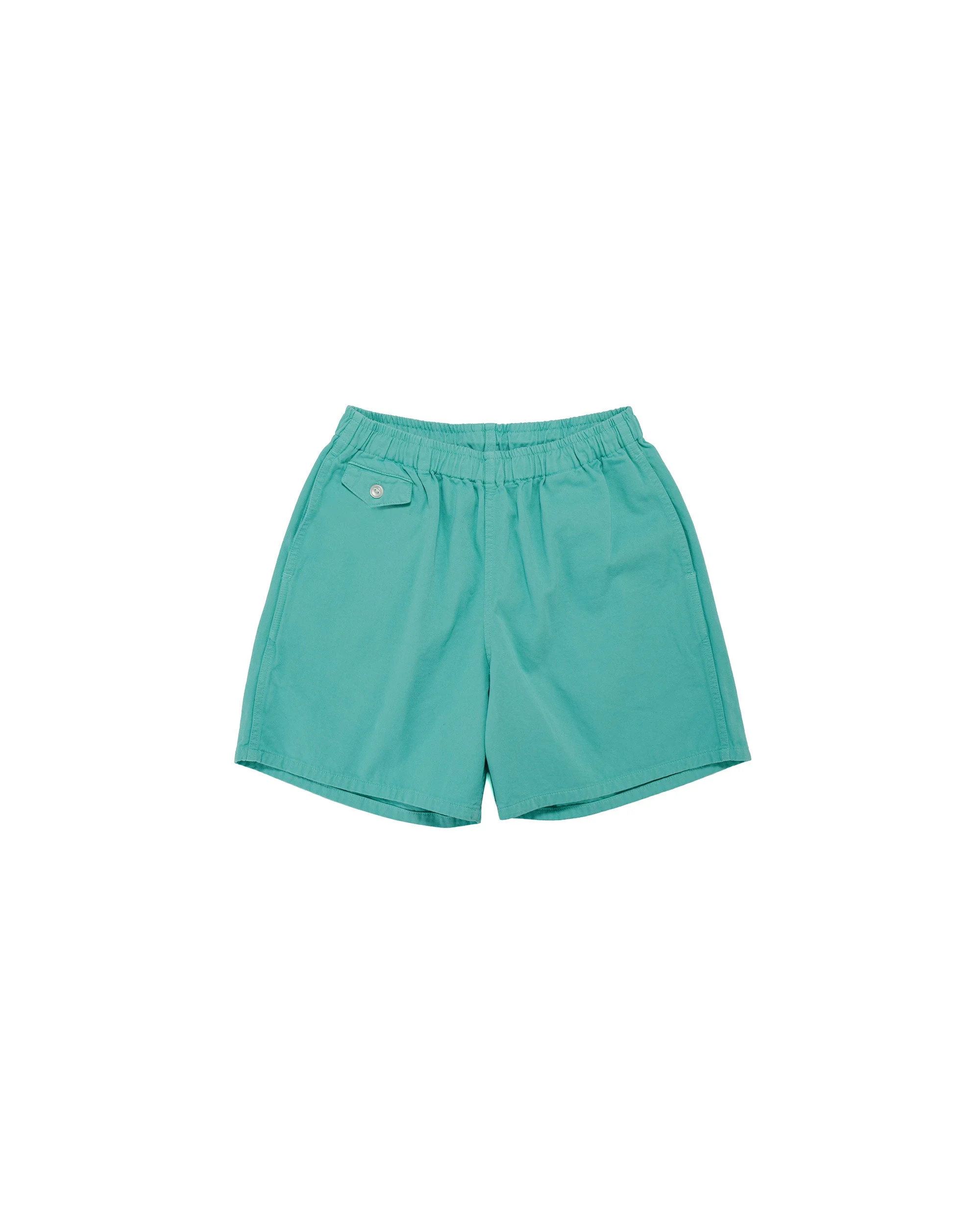 MP22015 Cotton Drill Swim Shorts (Over-Dyed) Teal - 1