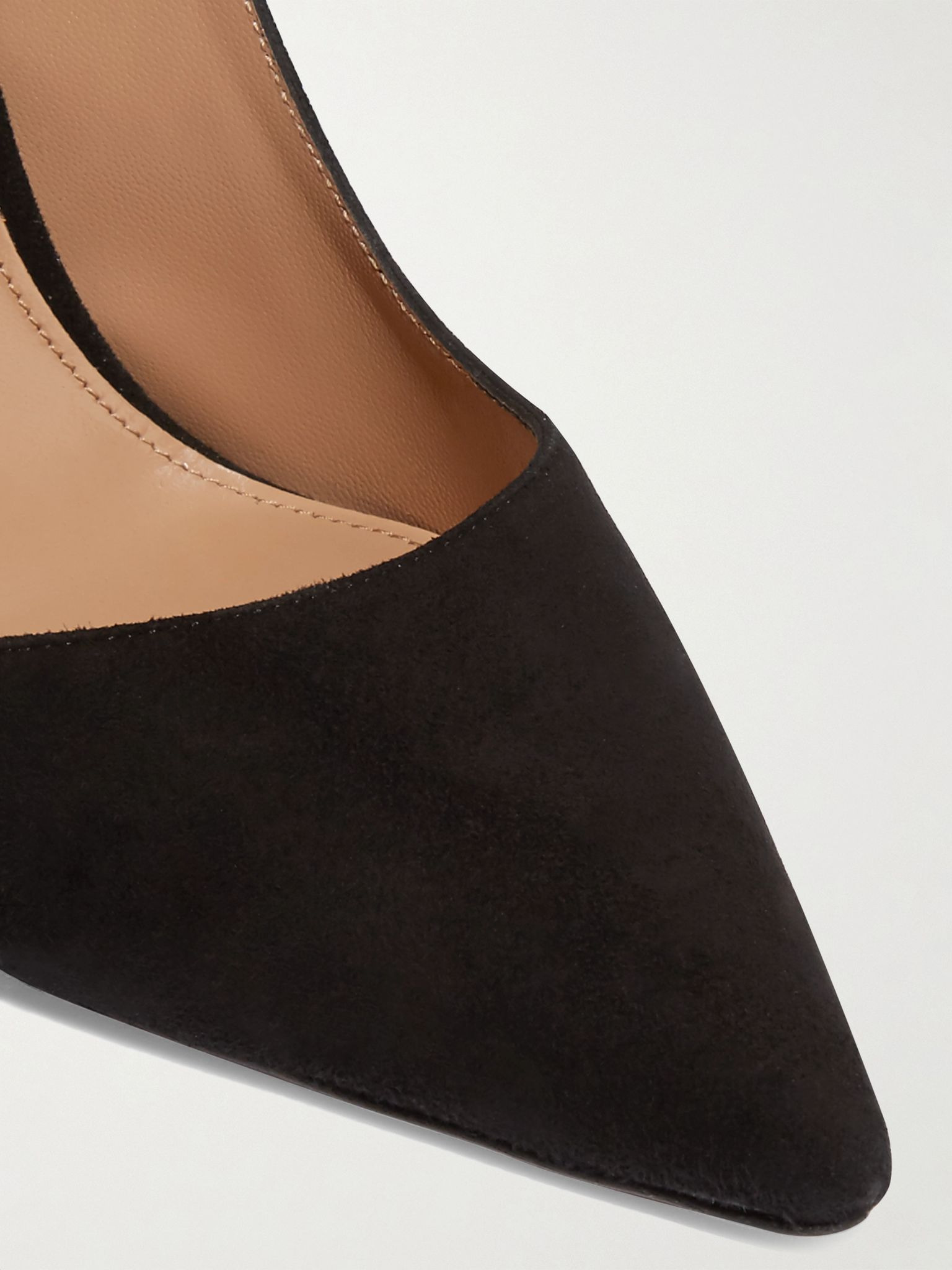 Bow Tie 105 suede pumps Black - 4