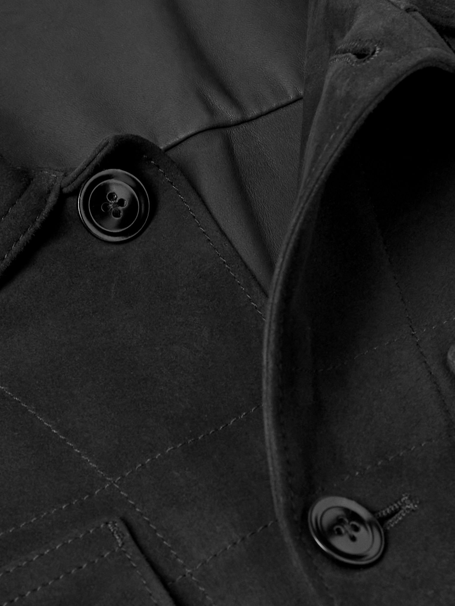Suede Jacket Black - 4
