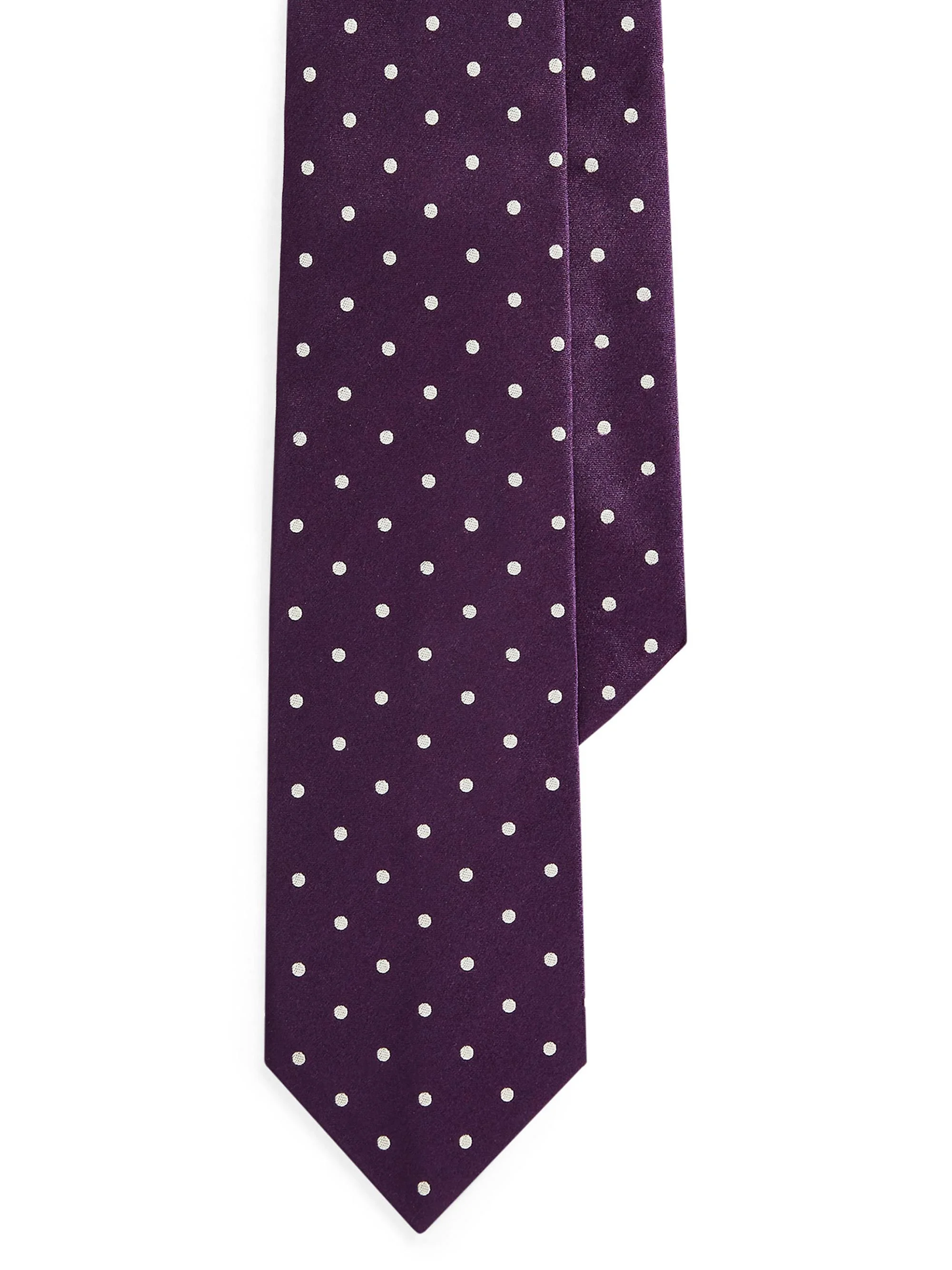 polka-dot silk tie - 1