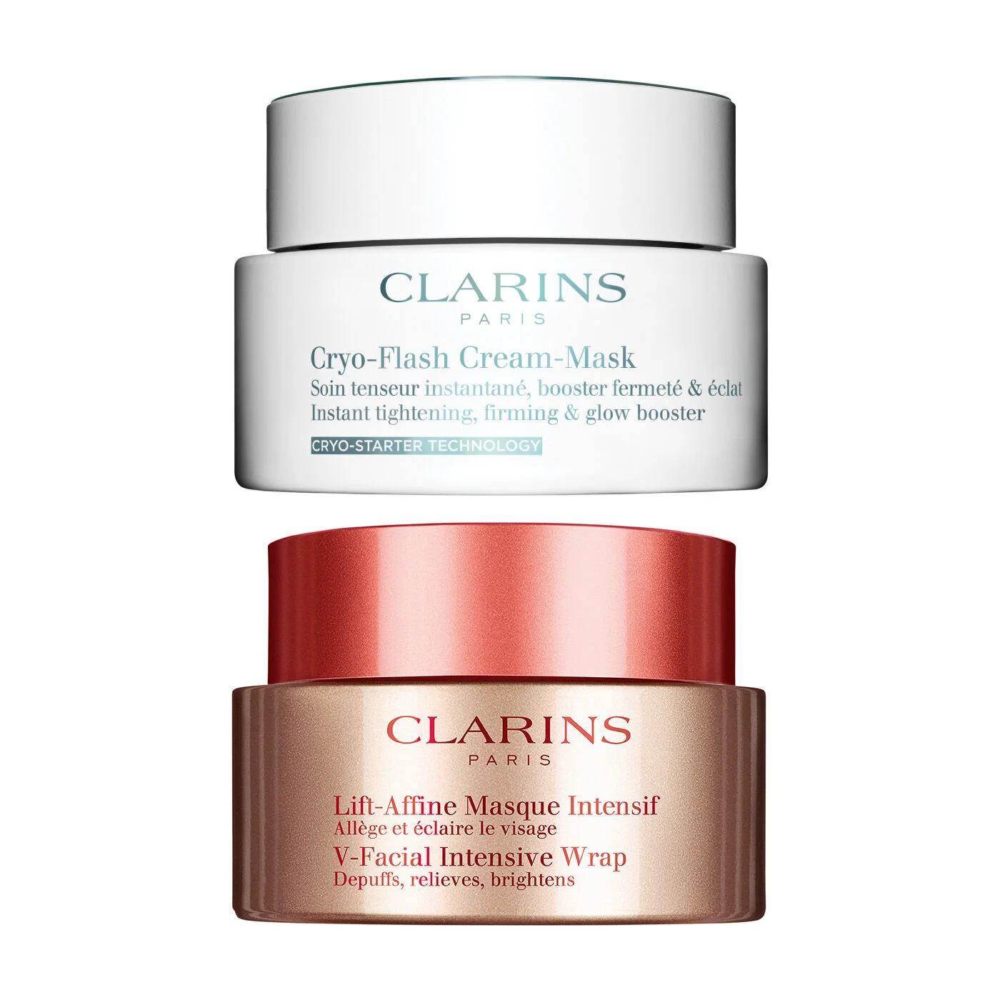 Masking Bestsellers Duo | Featuring Cryo-Flash Mask & V-Intensive Wrap Mask | Award-Winning Face Mas - 1