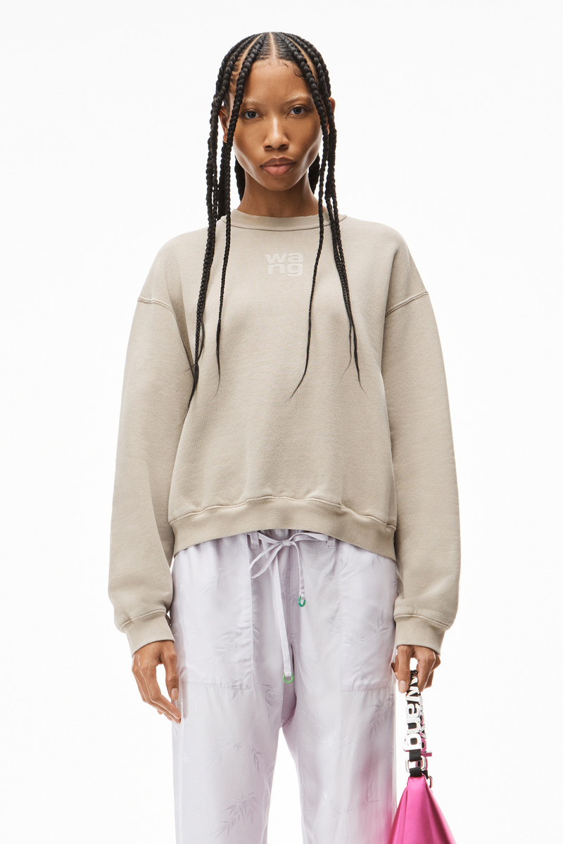 PUFF LOGO SWEATSHIRT IN STRUCTURED TERRY 2