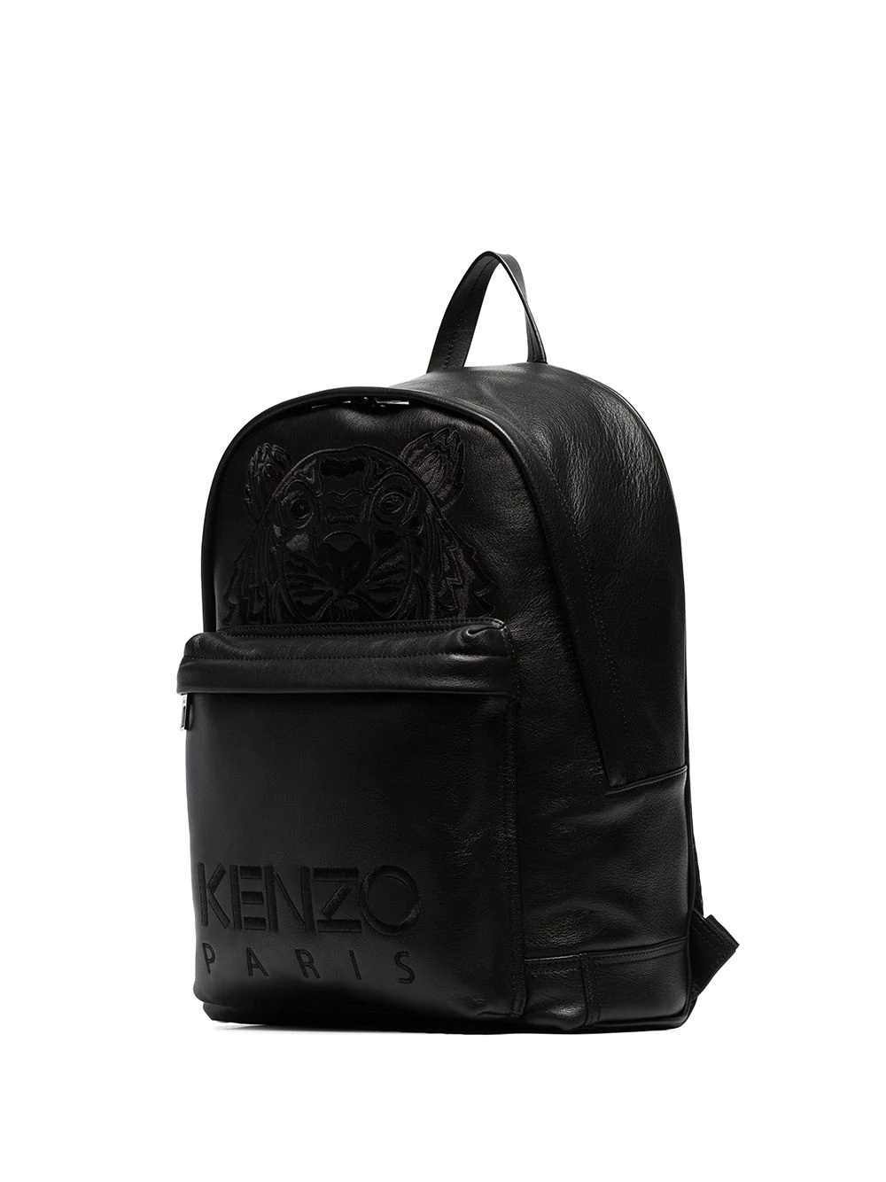 logo-embroidered backpack - 4