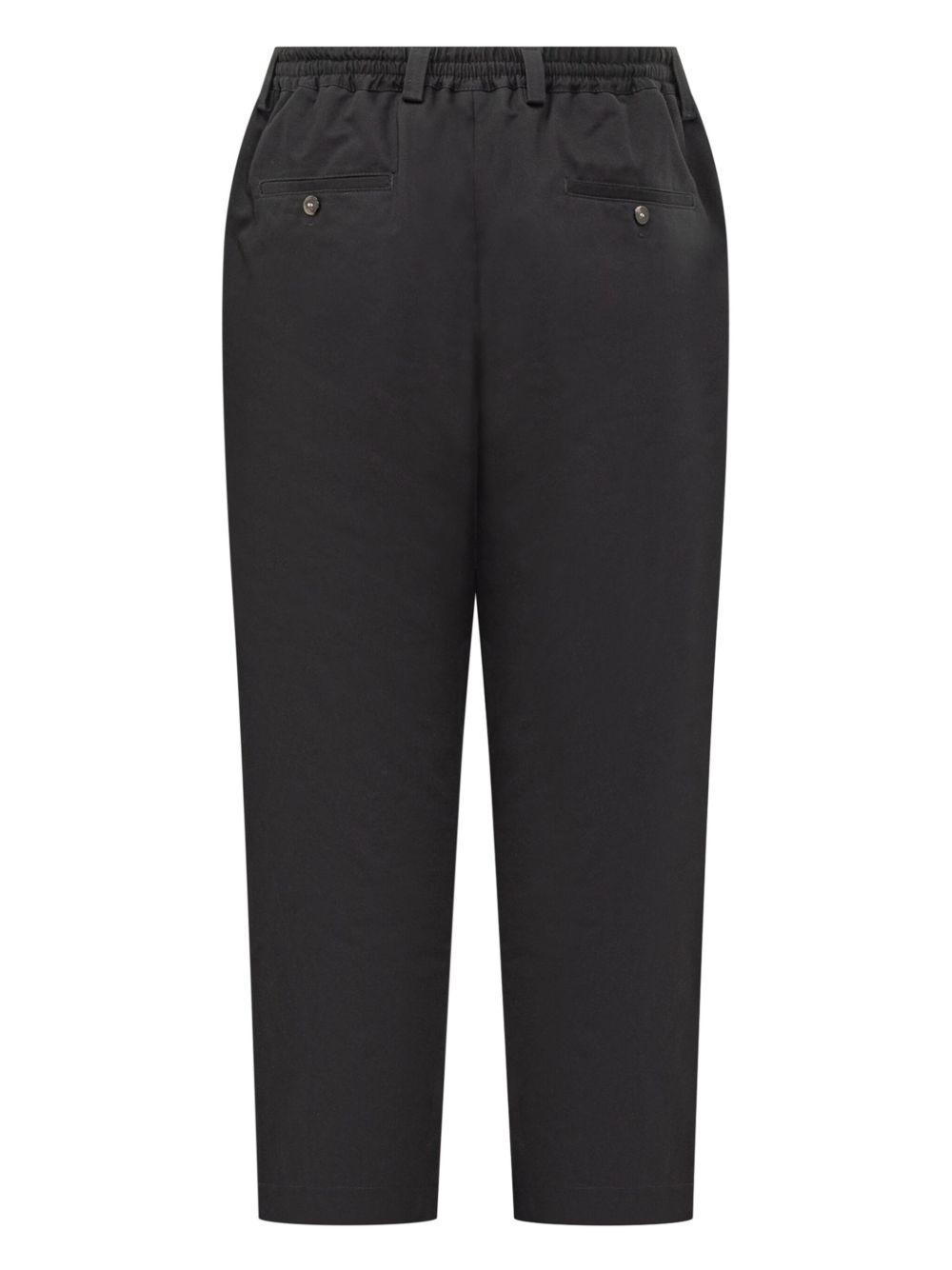 gabardine straight trousers - 3