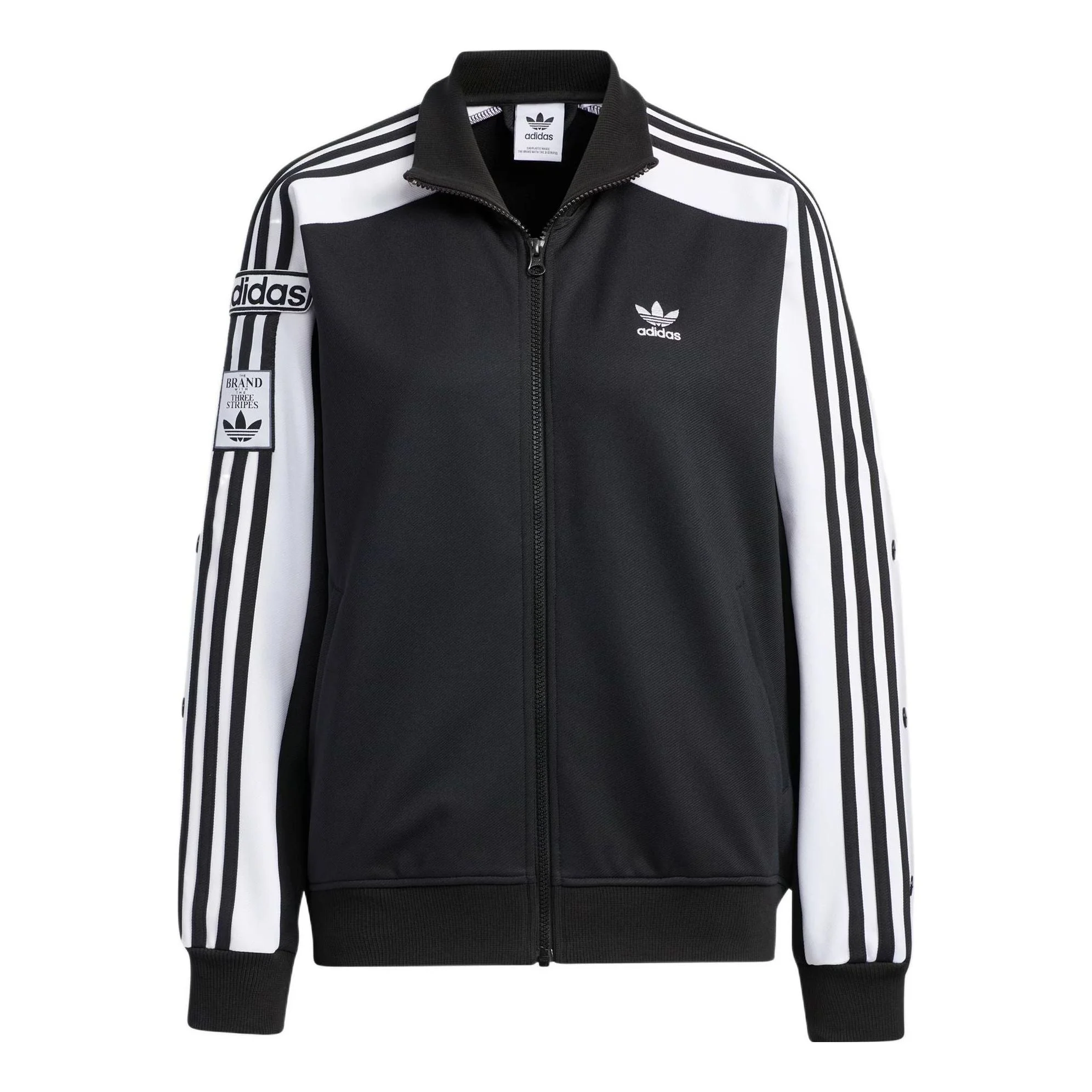 (WMNS) adidas Original Adibreak TT Jacket 'Black White' HY4261 - 1