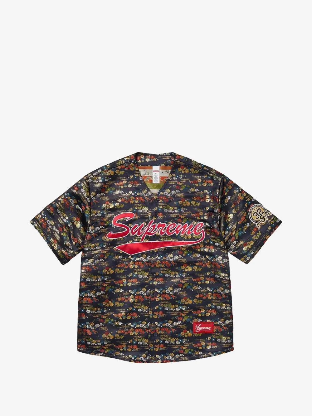 floral-jacquard jersey - 1