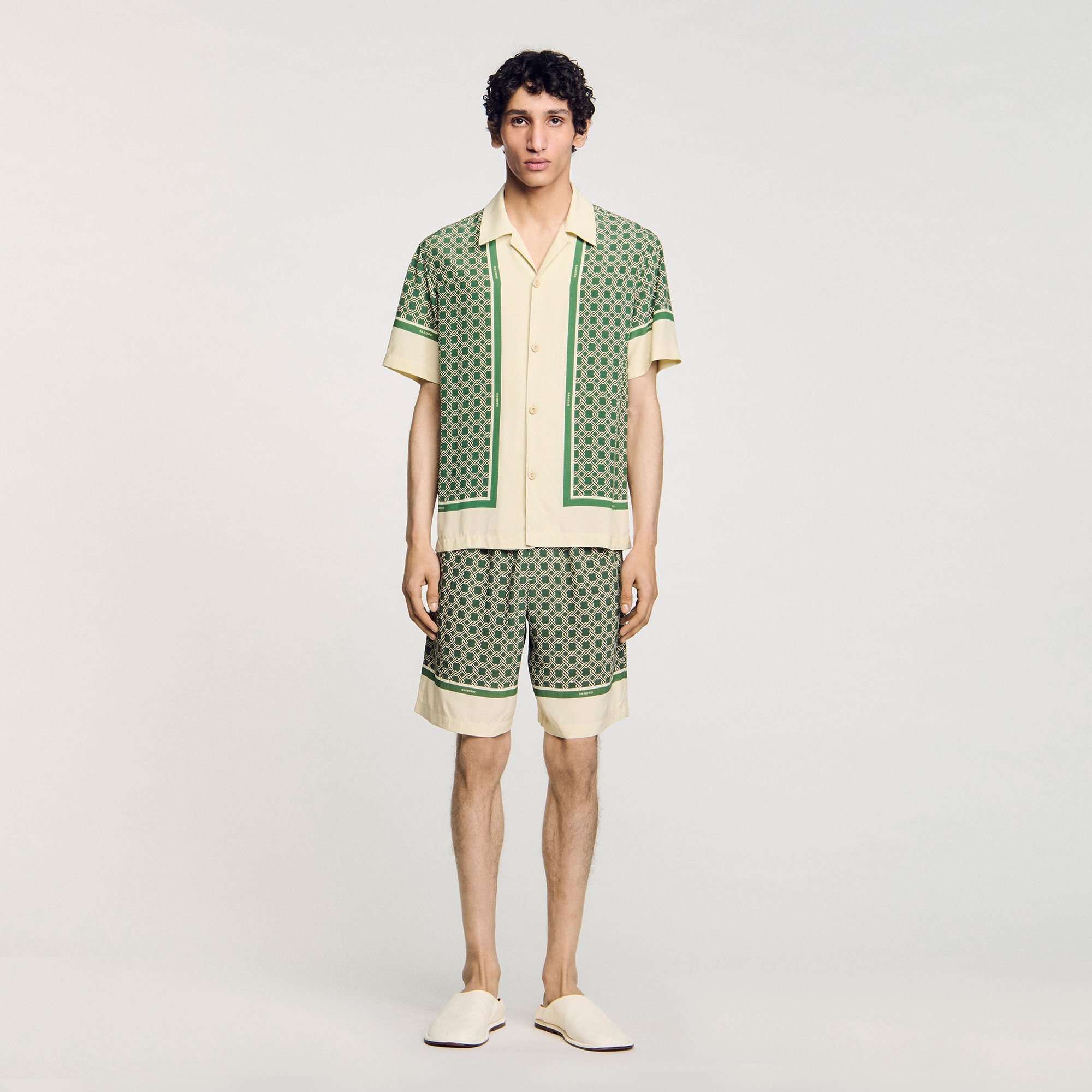 SHORT-SLEEVED PATTERNED SHIRT - 2