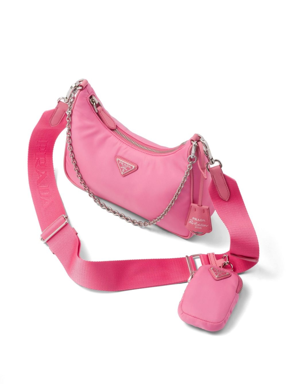 logo-plaque shoulder bag - 4