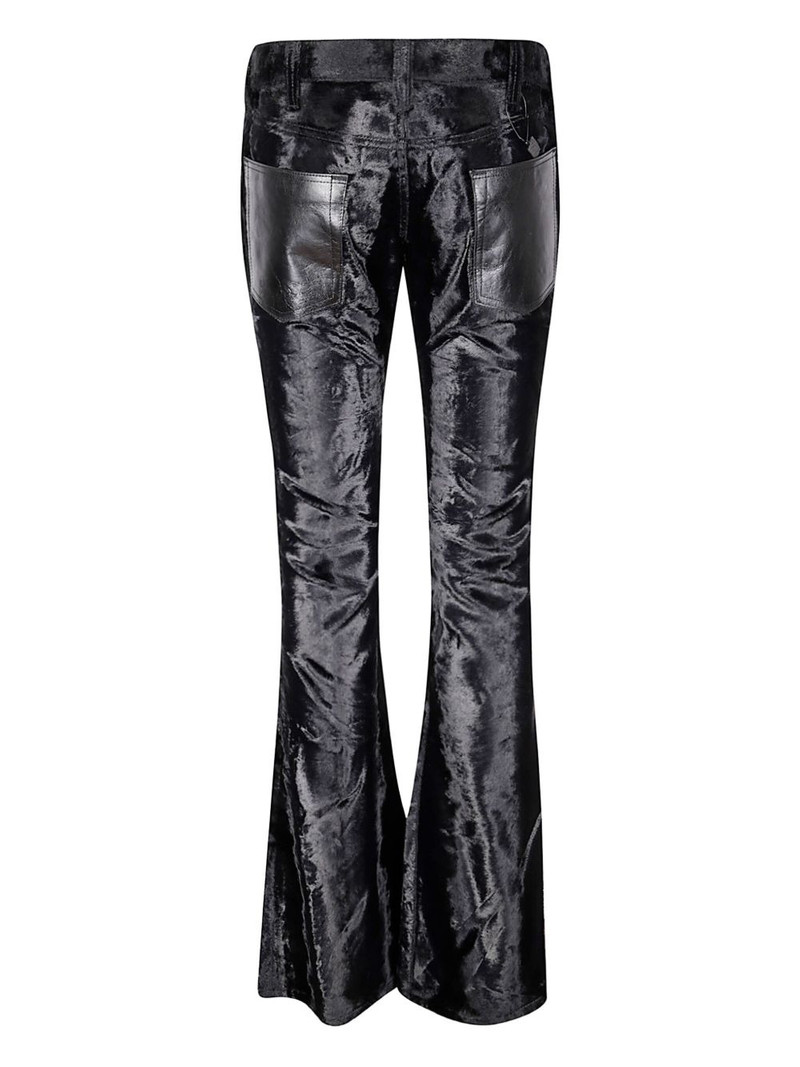 Junya Watanabe velvet-finish trousers outlook