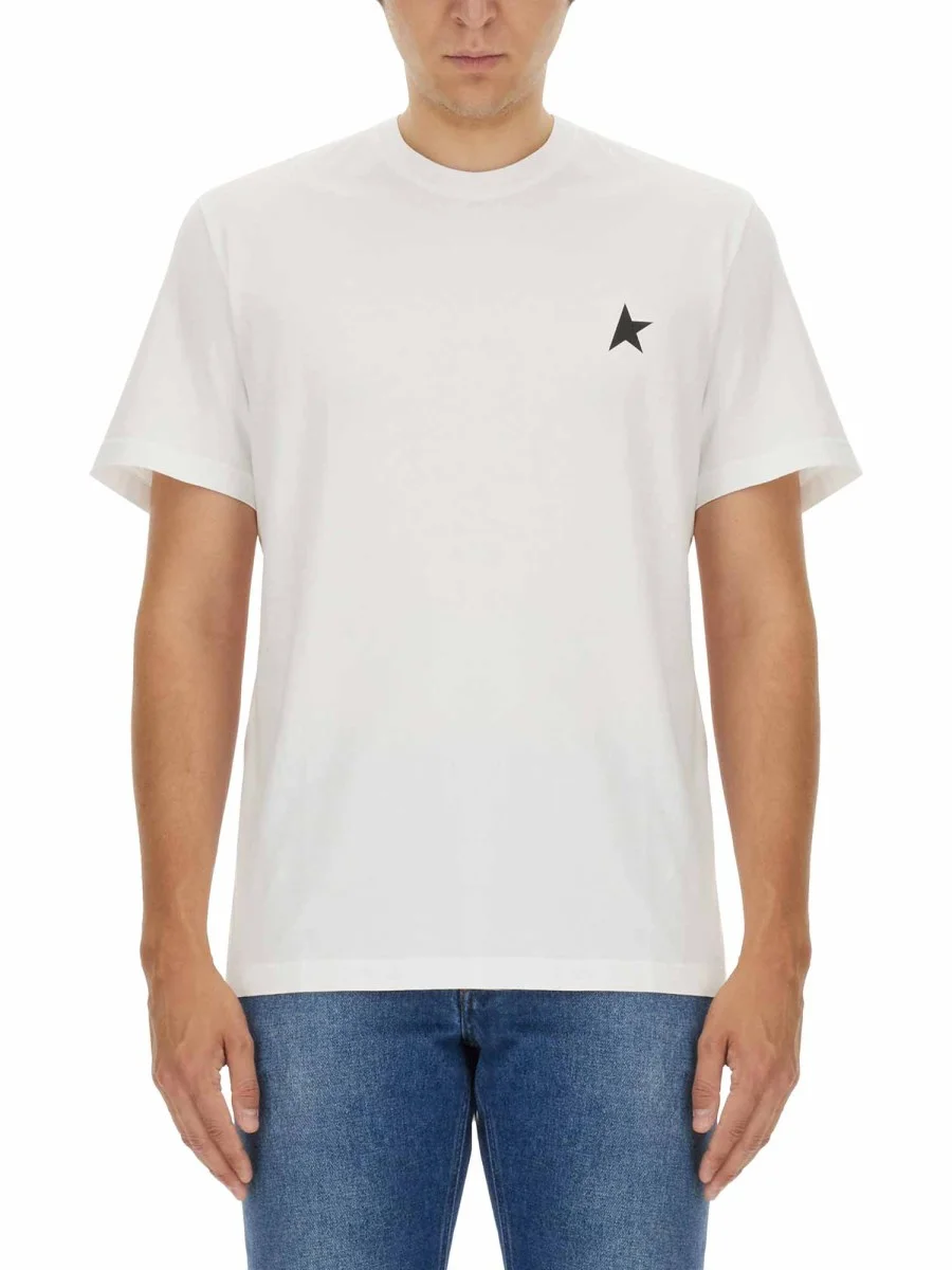 T-SHIRT REGULAR FIT IN COTONE CON STAMPA STAR - 1