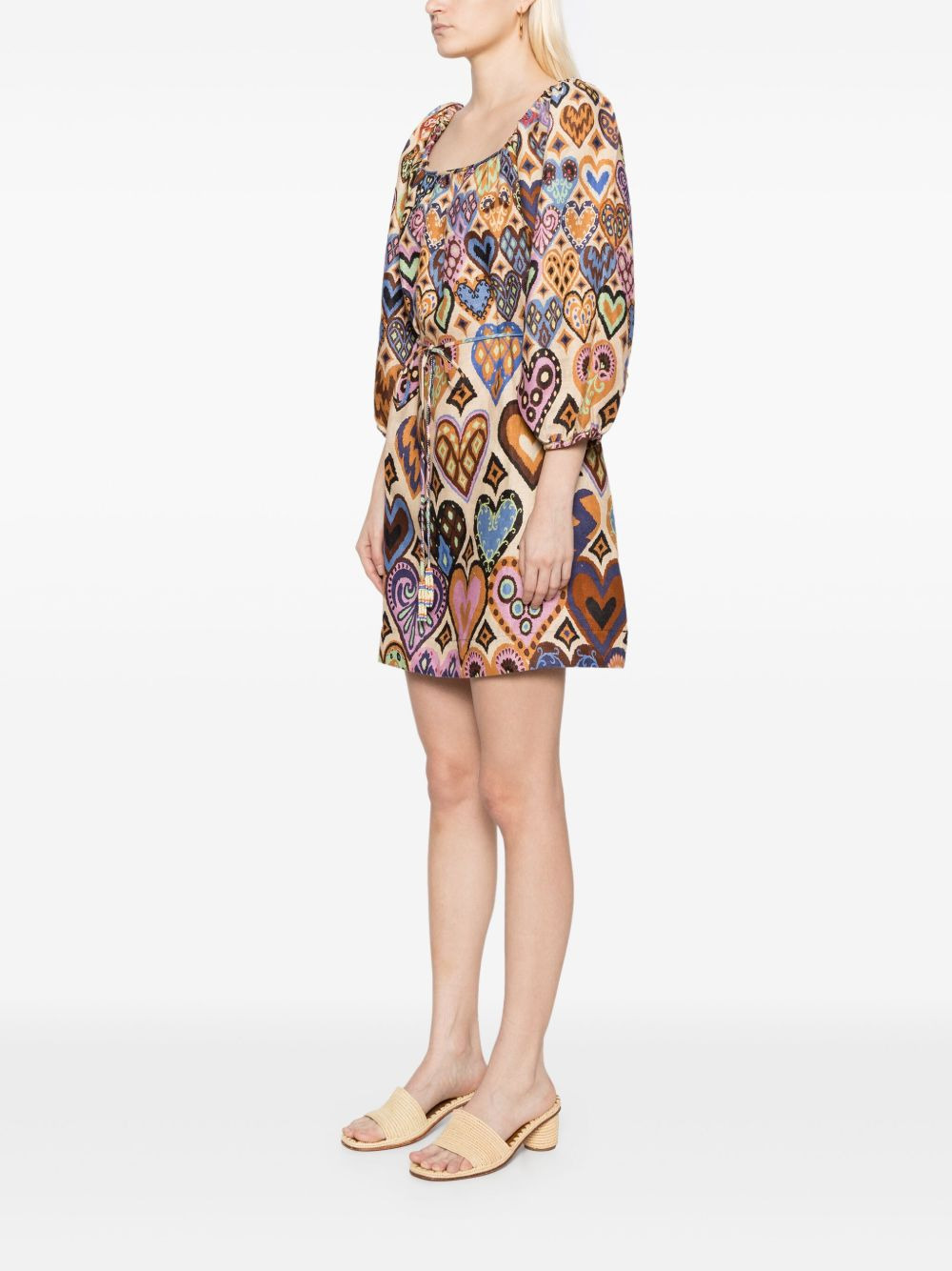 puff sleeves dress - 3