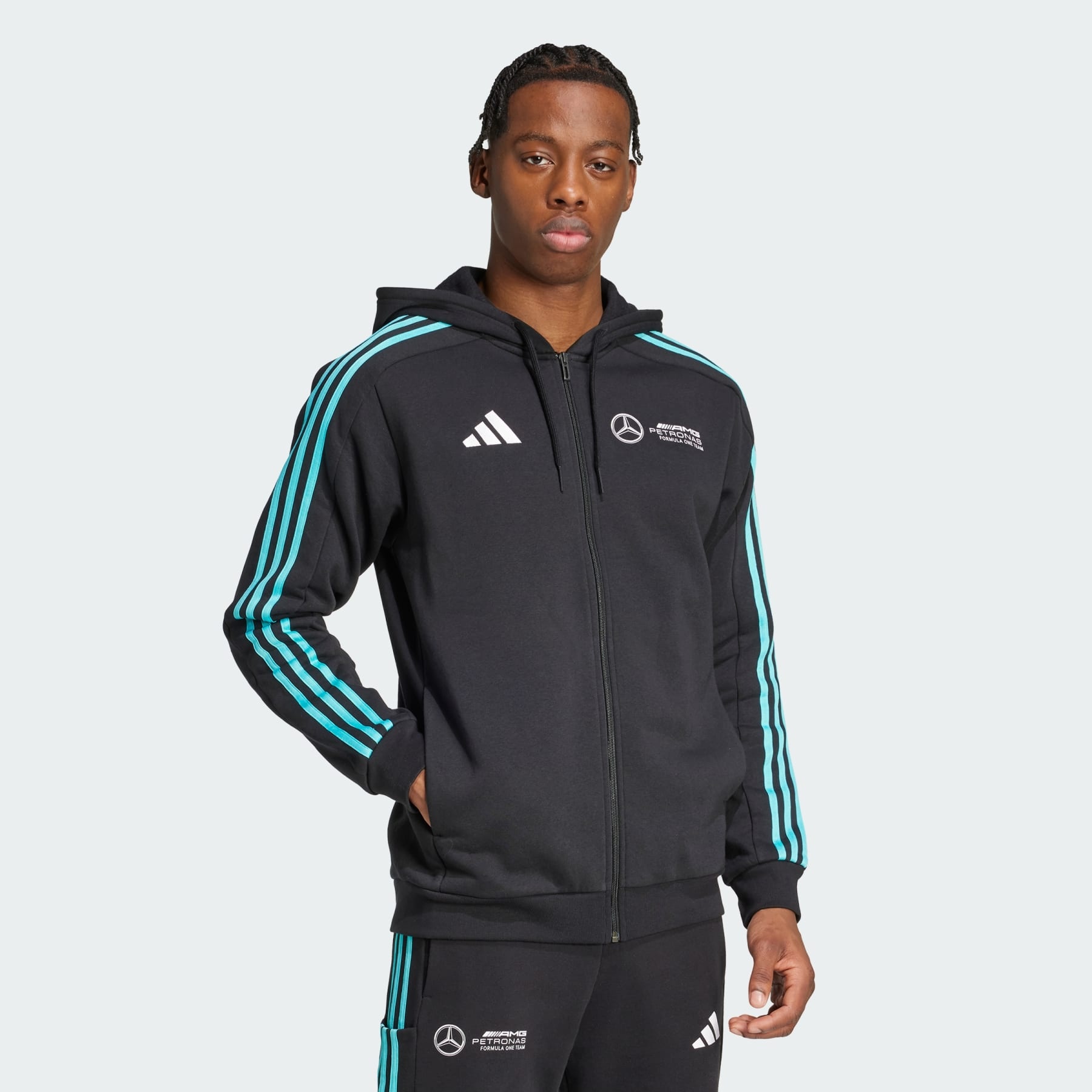 MERCEDES - AMG PETRONAS FORMULA ONE TEAM DNA FULL ZIP HOODIE - 4
