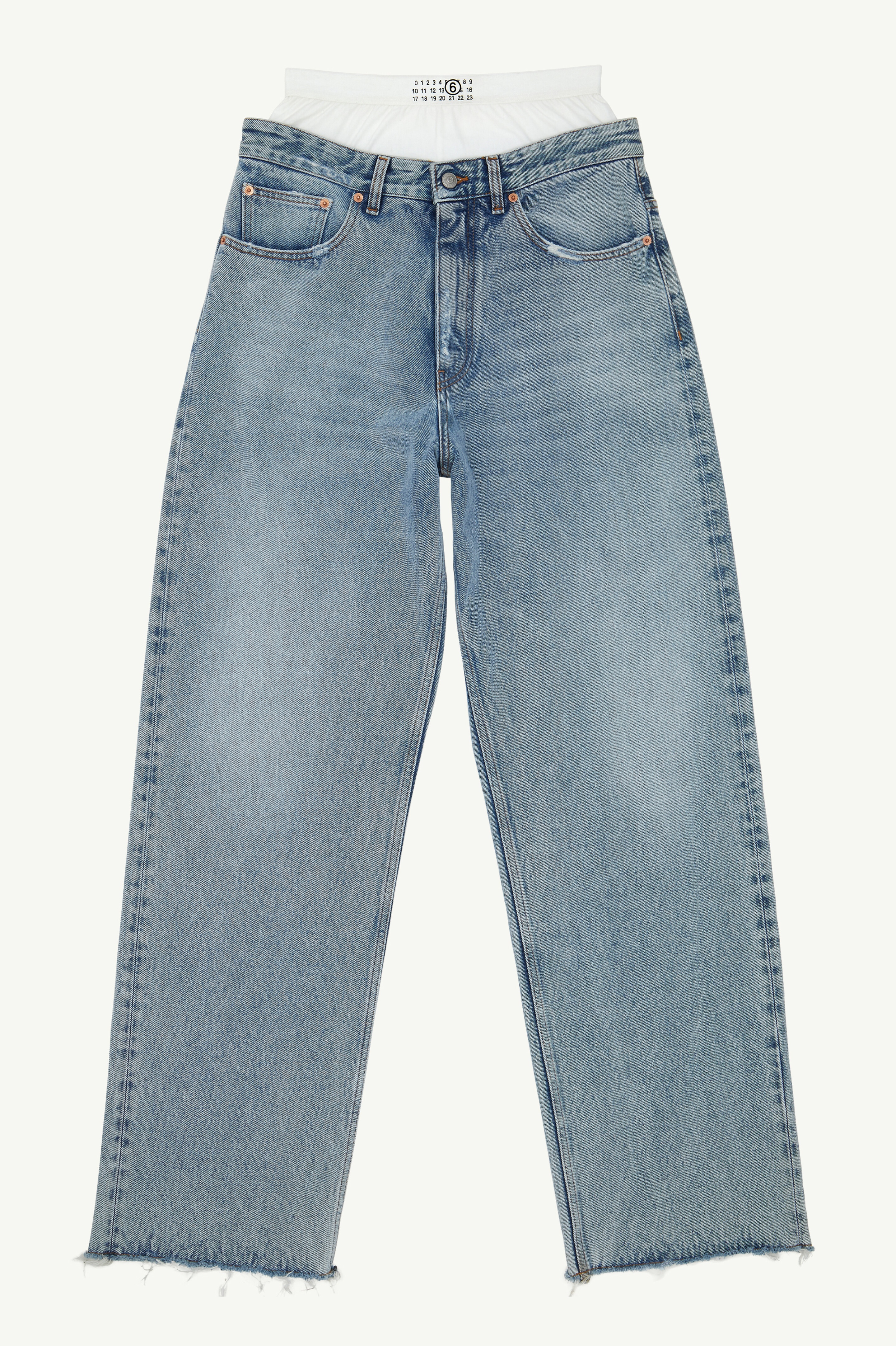 MM6 Maison Margiela Layered jeans | REVERSIBLE