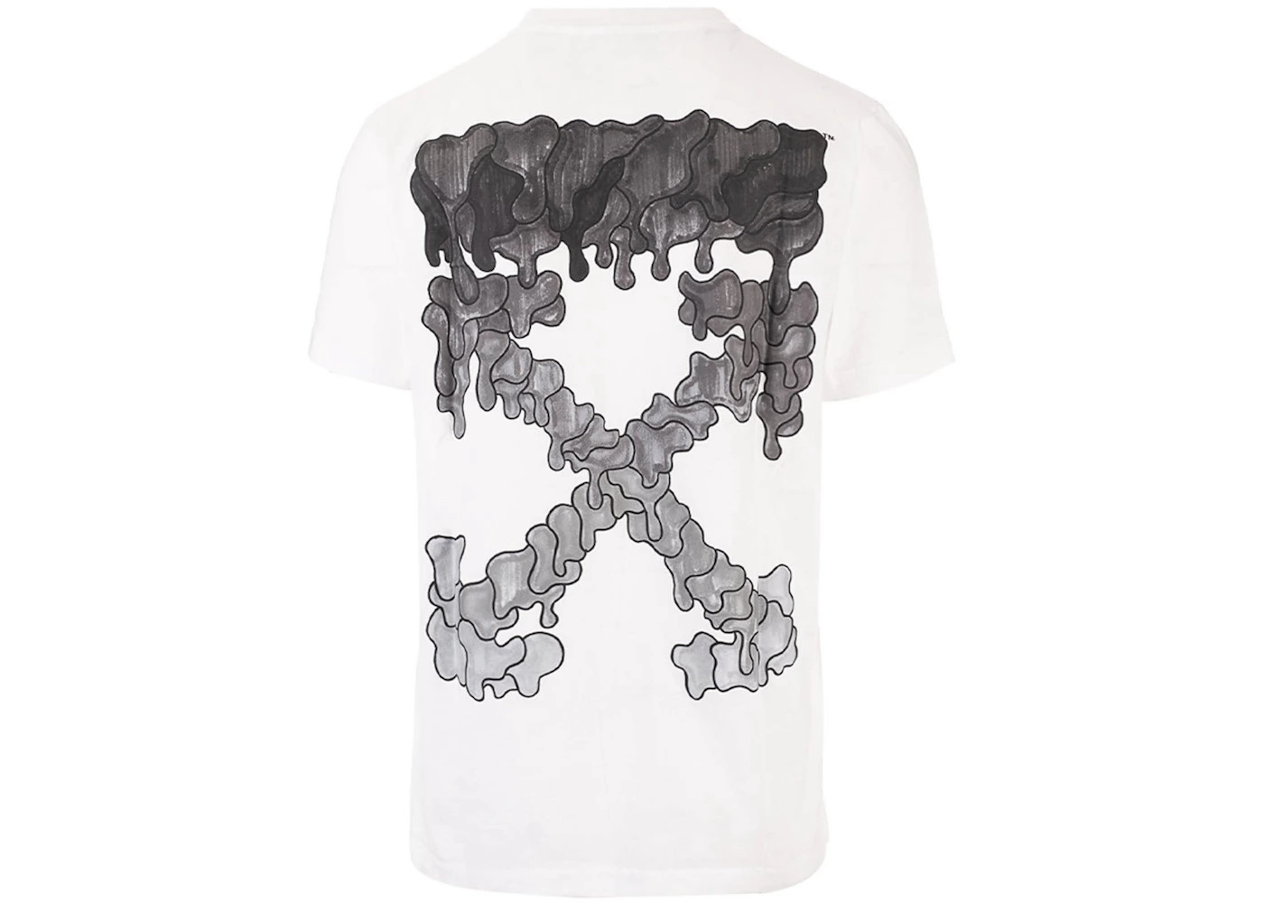 OFF-WHITE Spray Marker T-shirt White Black - 2