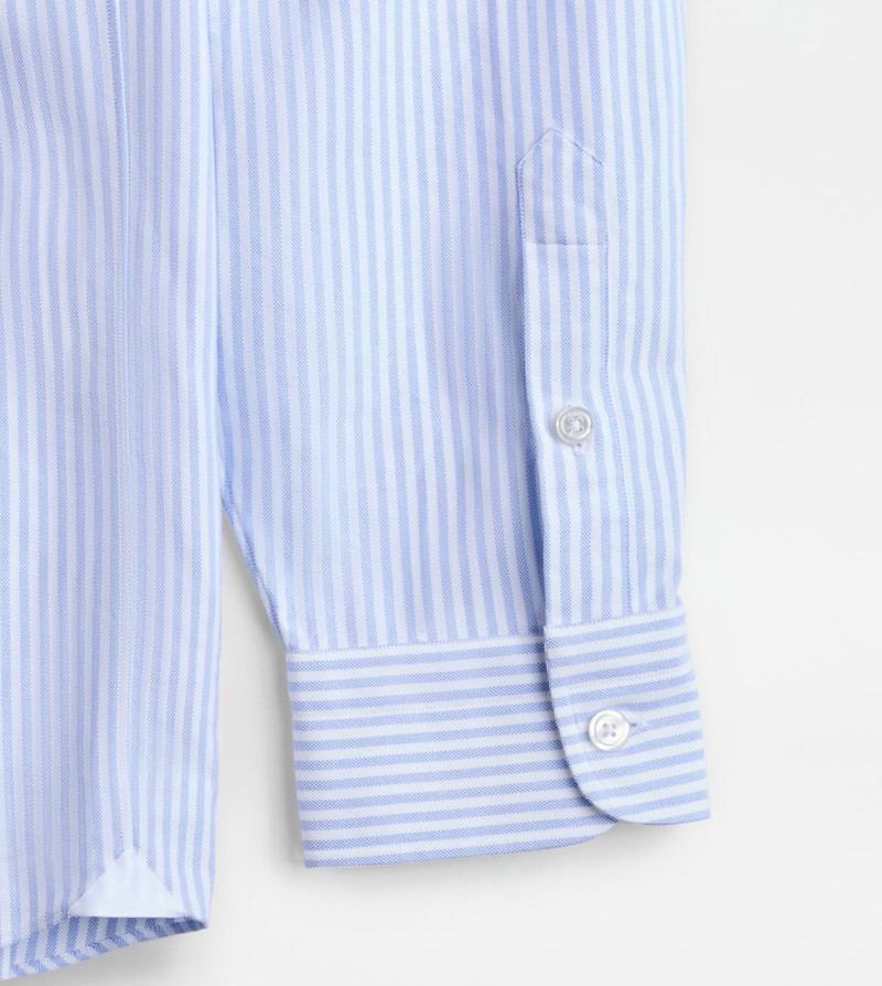 Tod's RELAXED FIT SHIRT IN OXFORD - GREY outlook