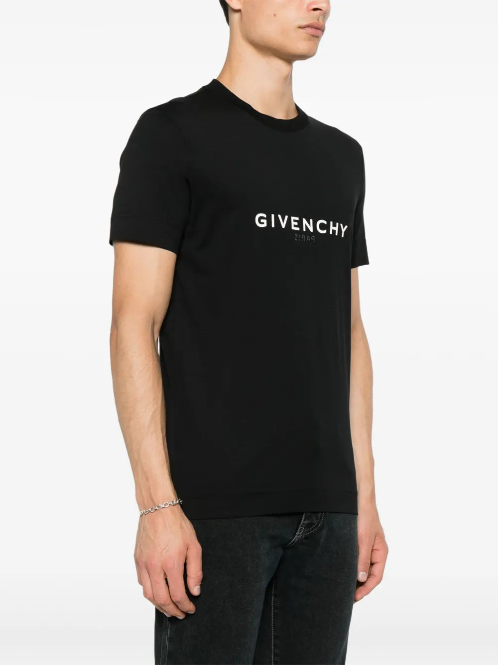 T-shirt à logo inversé - 3