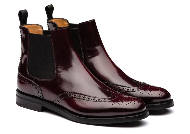 Church's Ketsby wg
Polished Fumè Brogue Chelsea Boot Light burgundy outlook