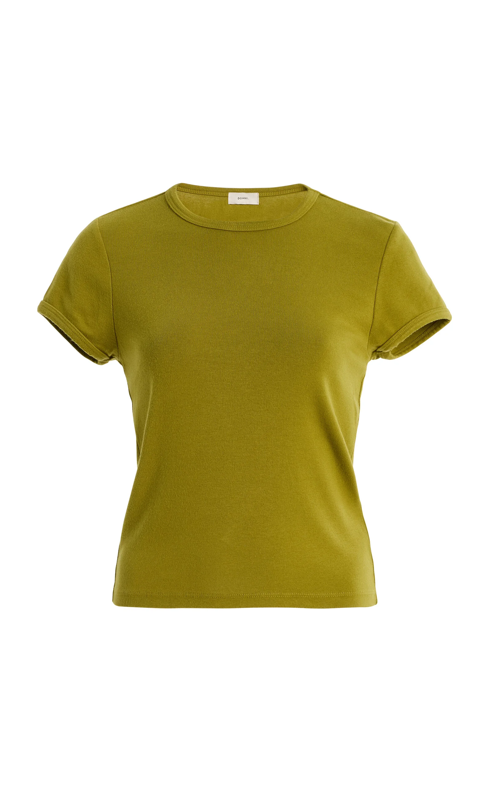 Baby Ribbed Cotton Top green - 1