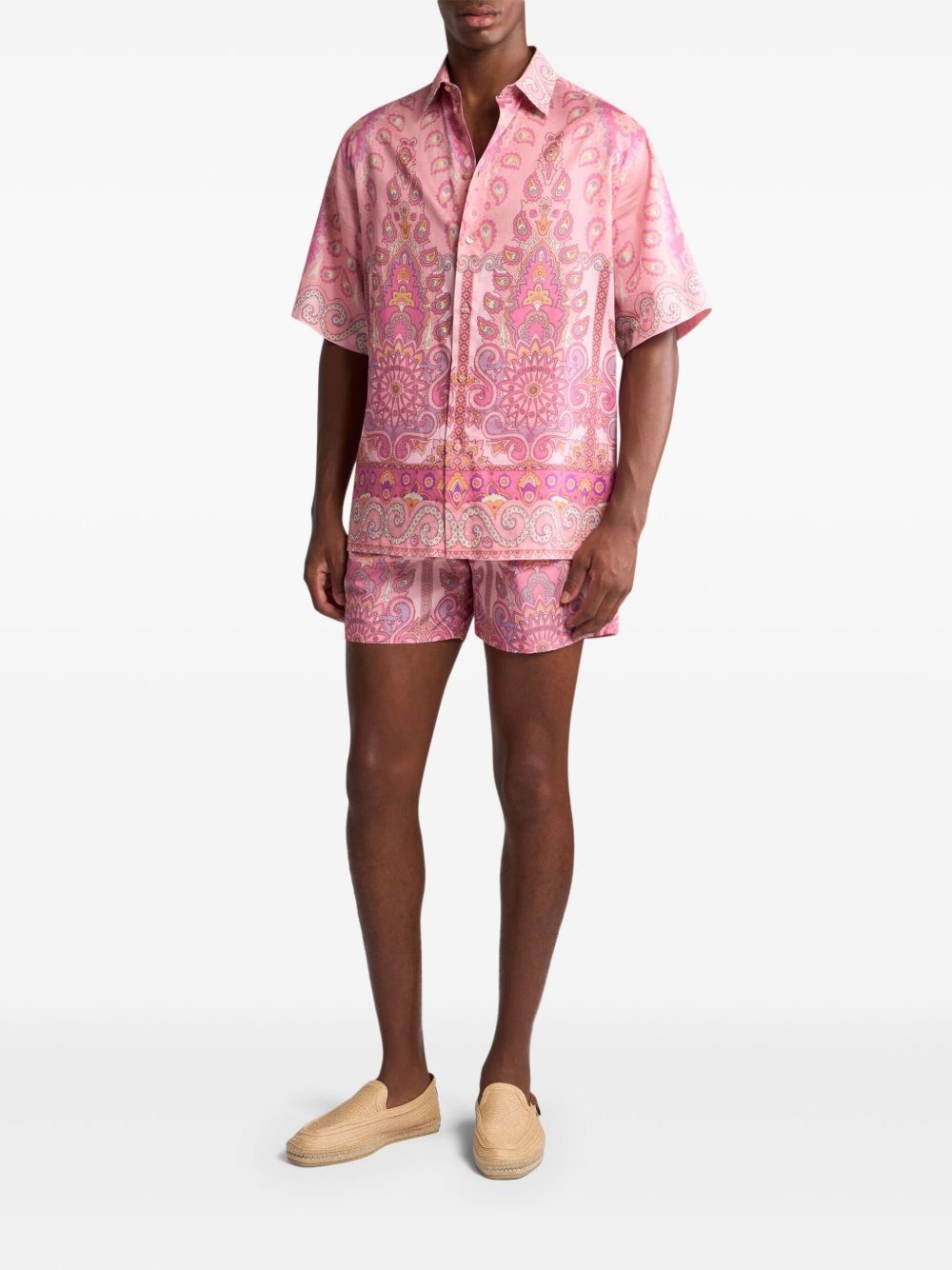 medallion-print swim shorts - 2