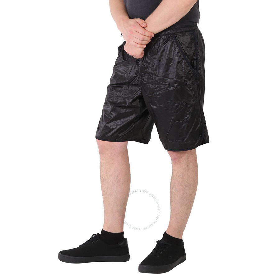Moncler Men's Black Grenoble Drawstring Track Shorts - 5