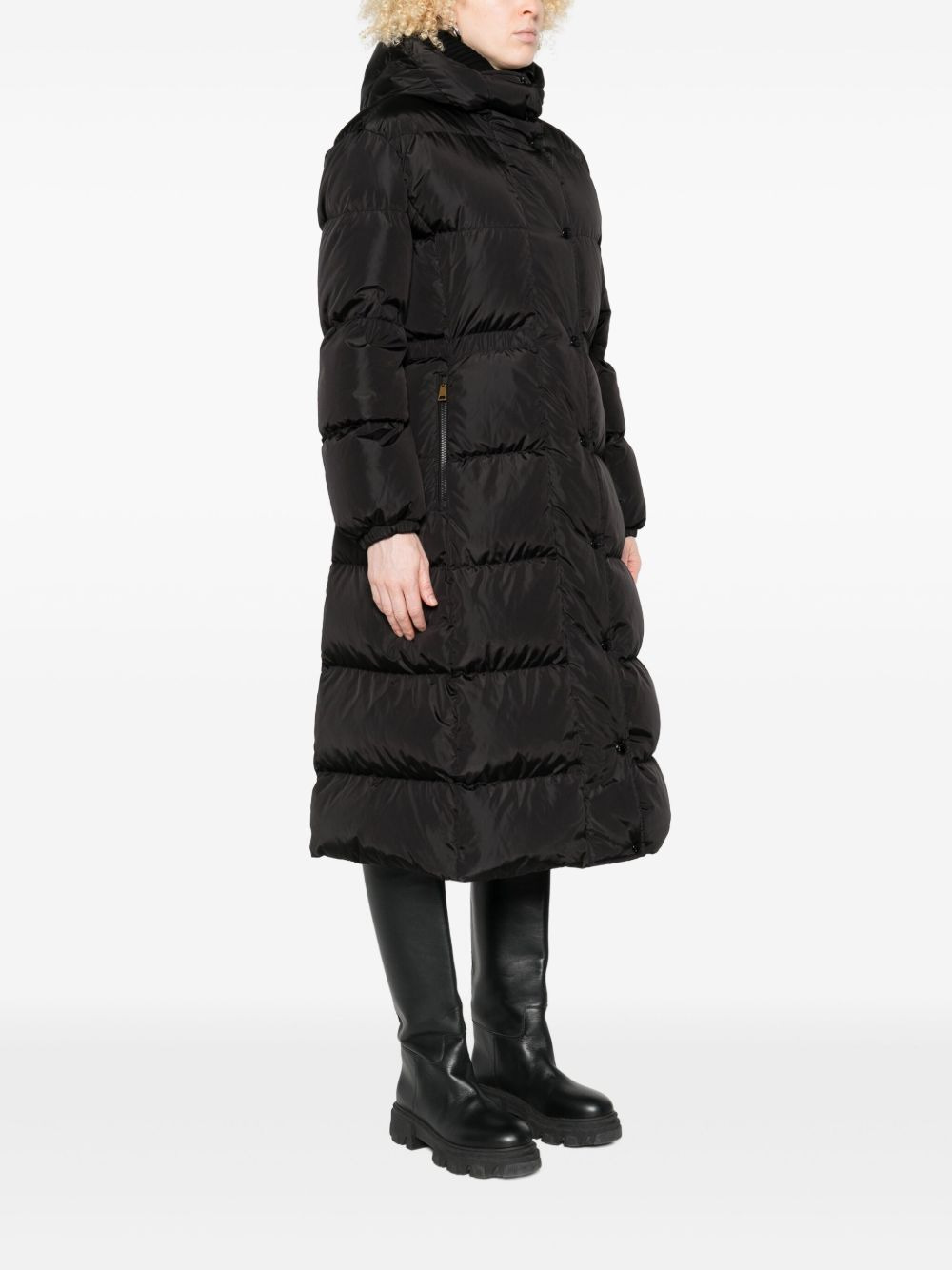 hooded quilted jacket - 3