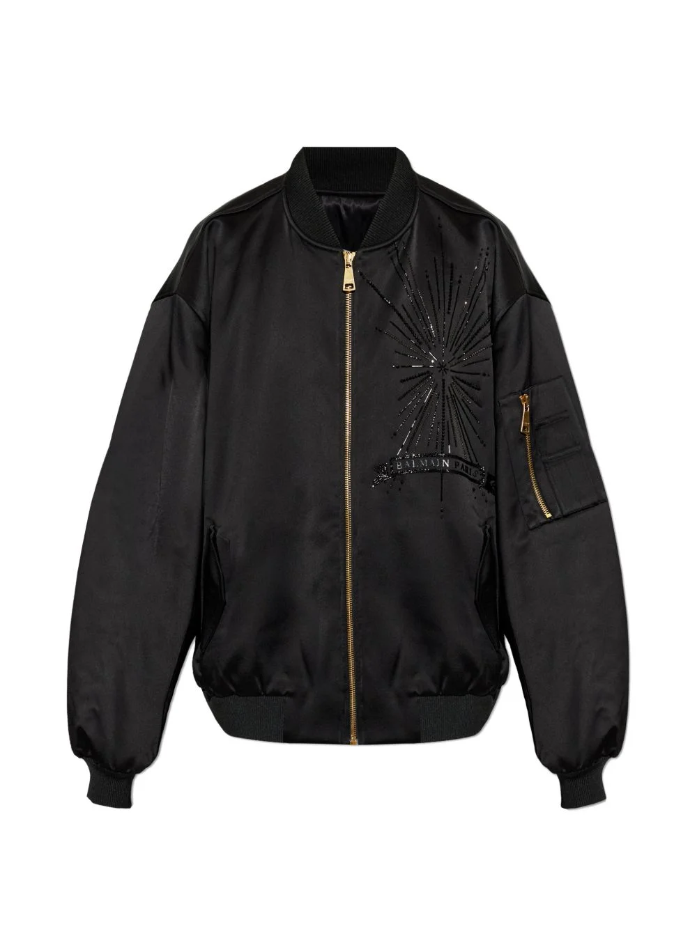 embellished bomber jacket - 1