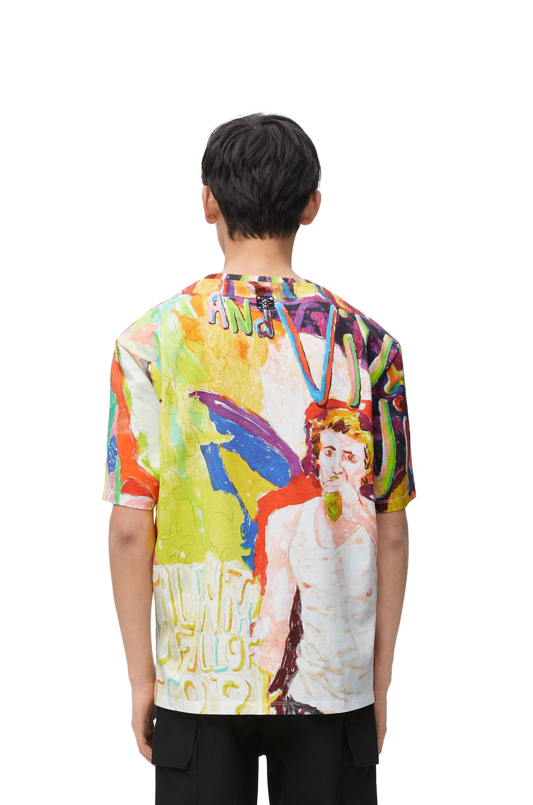 Loose fit T-shirt in cotton - 4