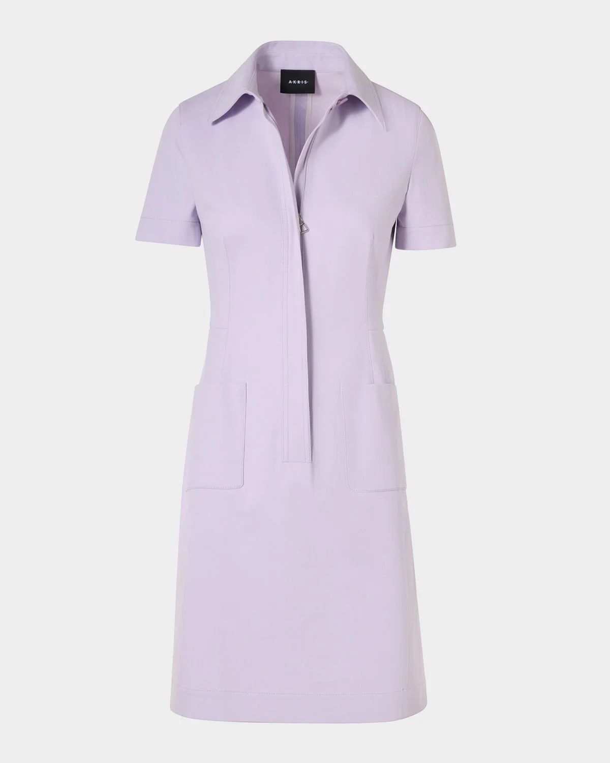 Stretch Denim Mini Tunic Dress - 1