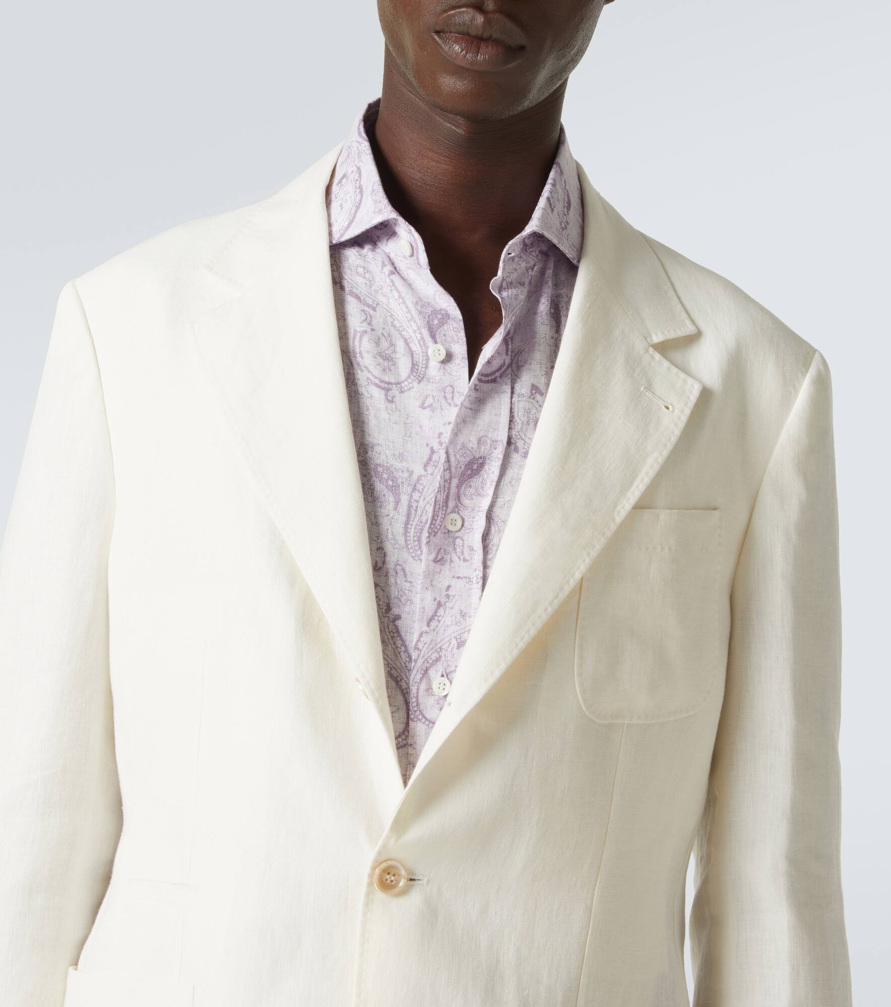 Linen blazer - 6