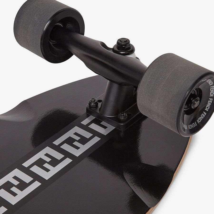 Black wooden longboard - 7