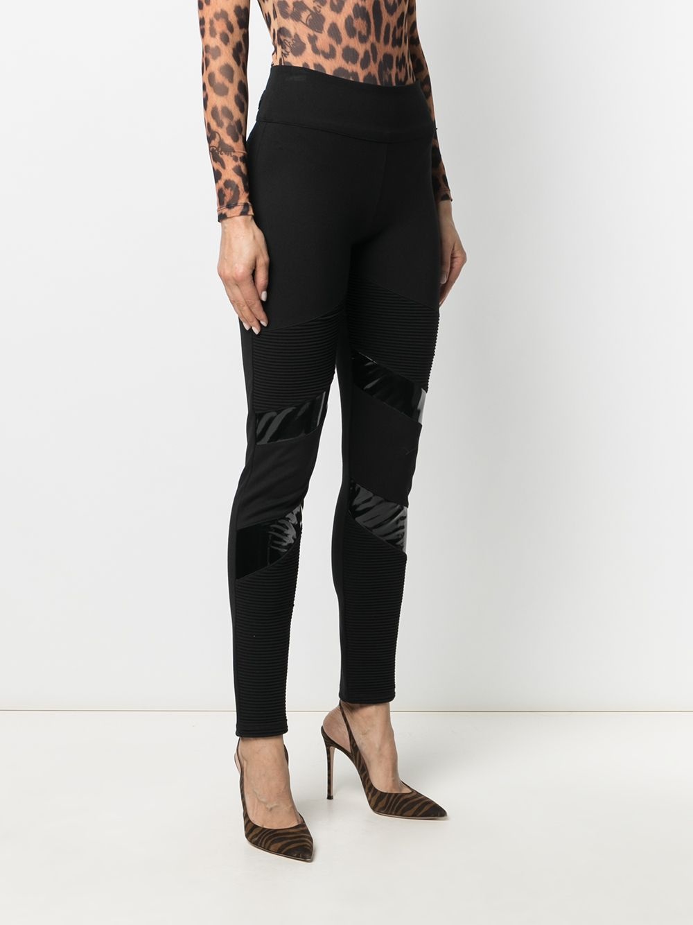 Iconic biker jogging leggings - 3