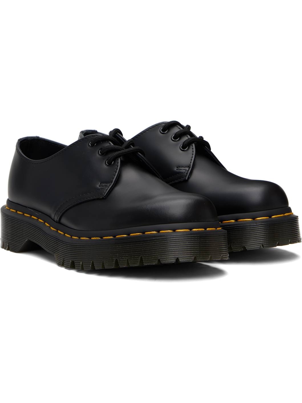 Black 1461 Bex Smooth Leather Derbys - 4