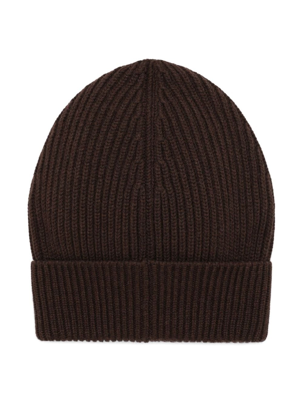 ribbed-knit turn-up beanie - 2