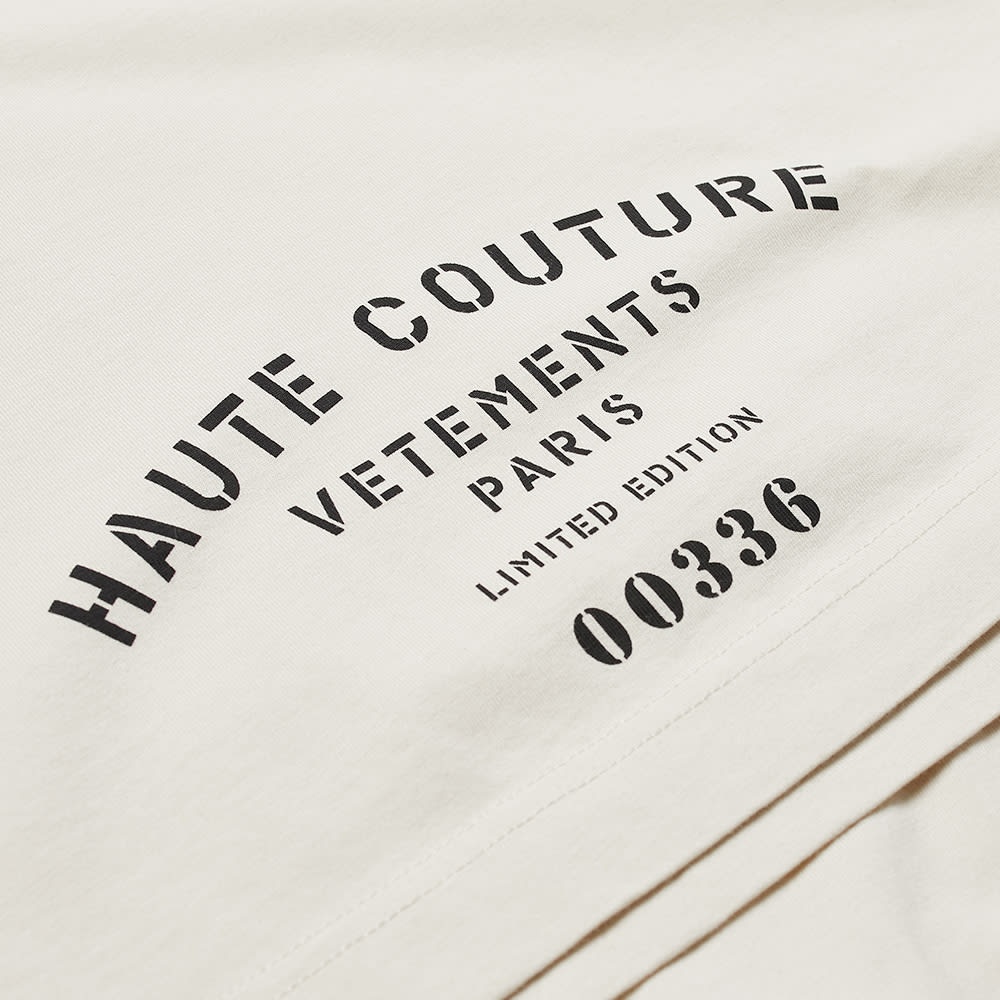 VETEMENTS Haute Couture Oversized Tee - 2