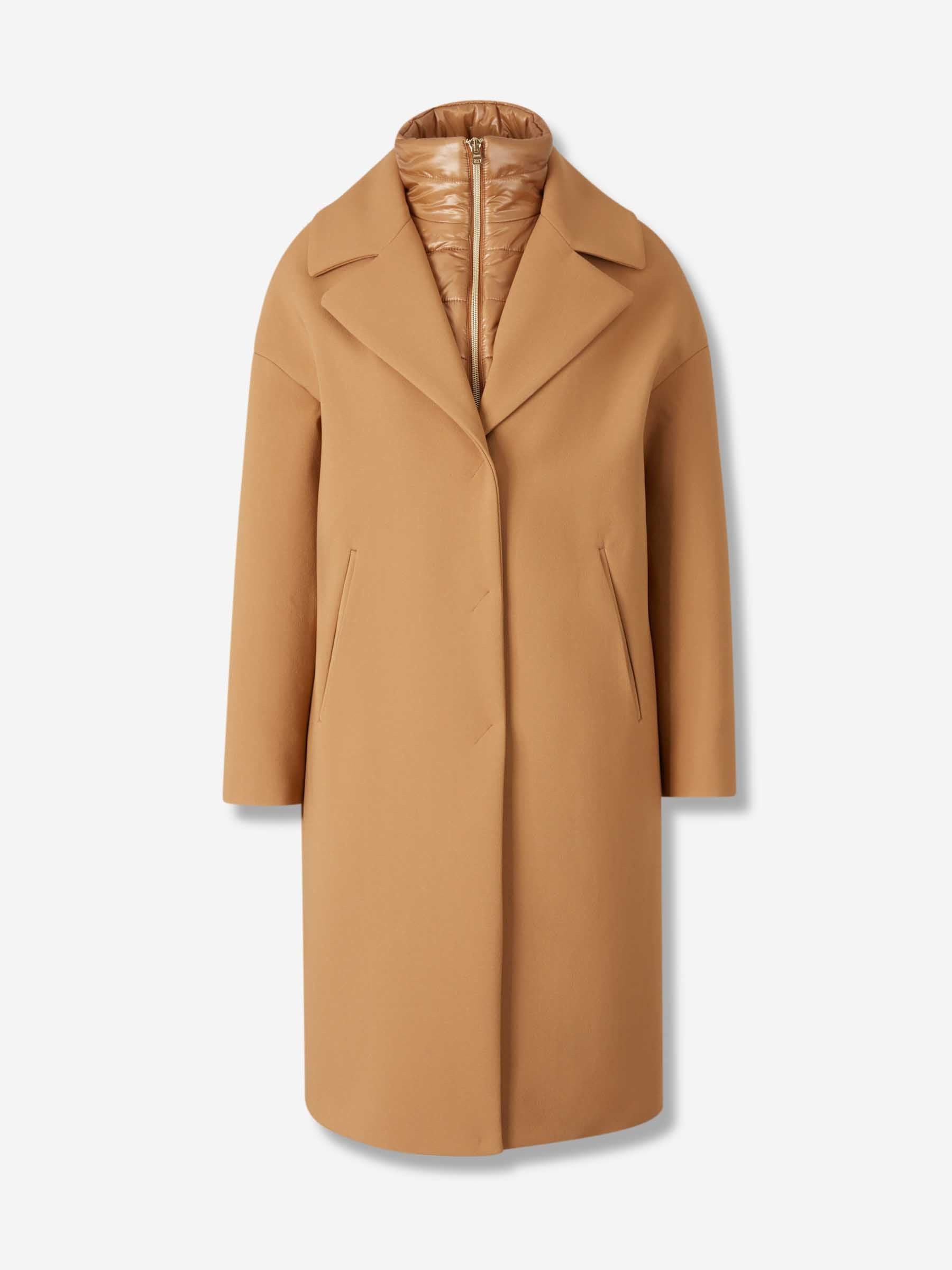 WOOL TWILL COAT - 1