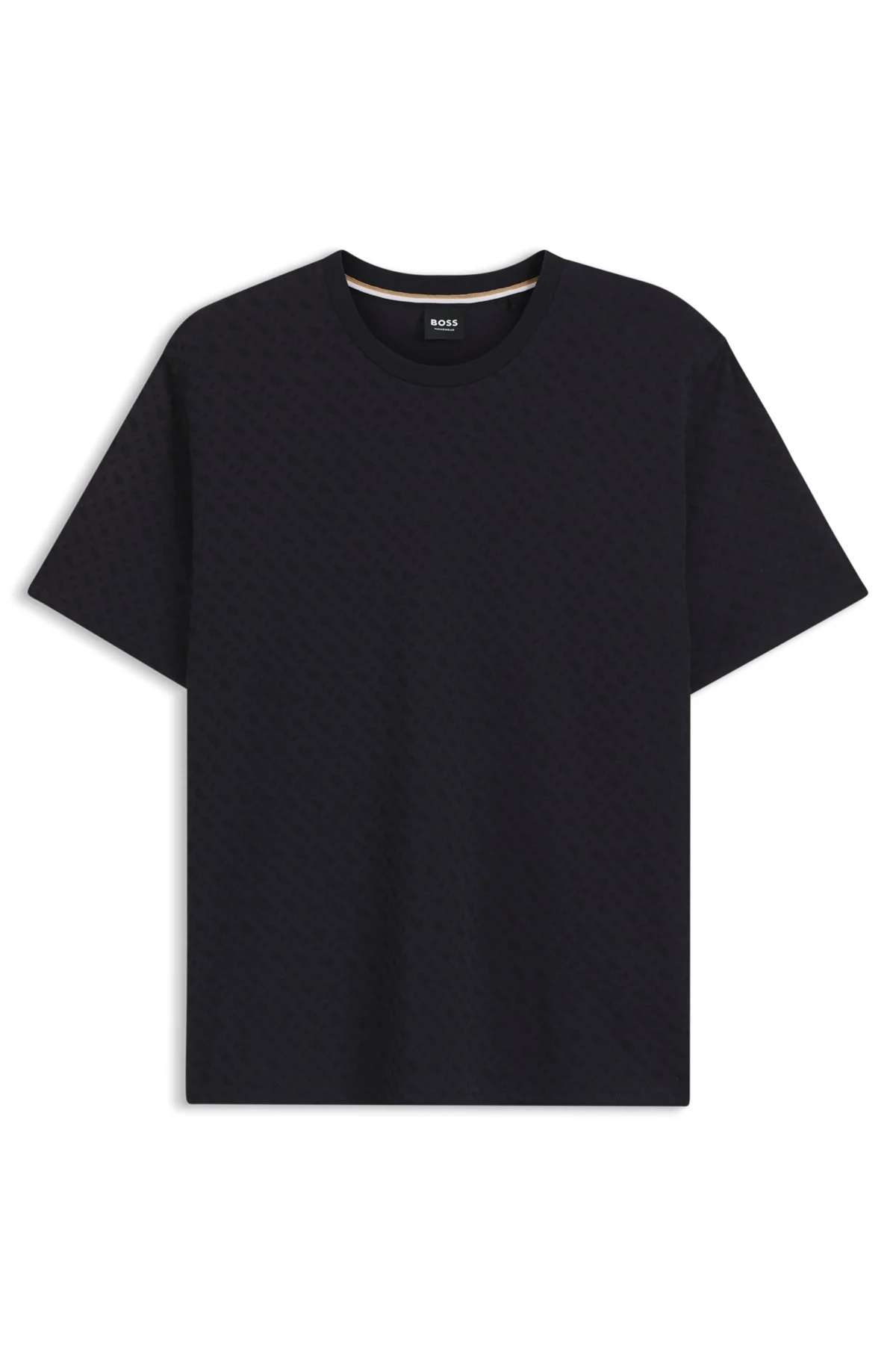 PAJAMA T-SHIRT IN COTTON WITH PRINTED BRANDING - 1