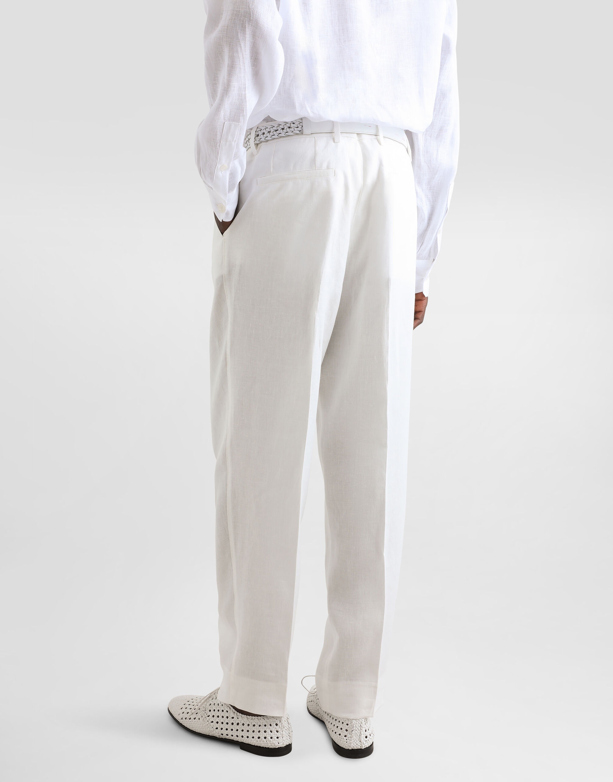 Linen fabric pants - 5
