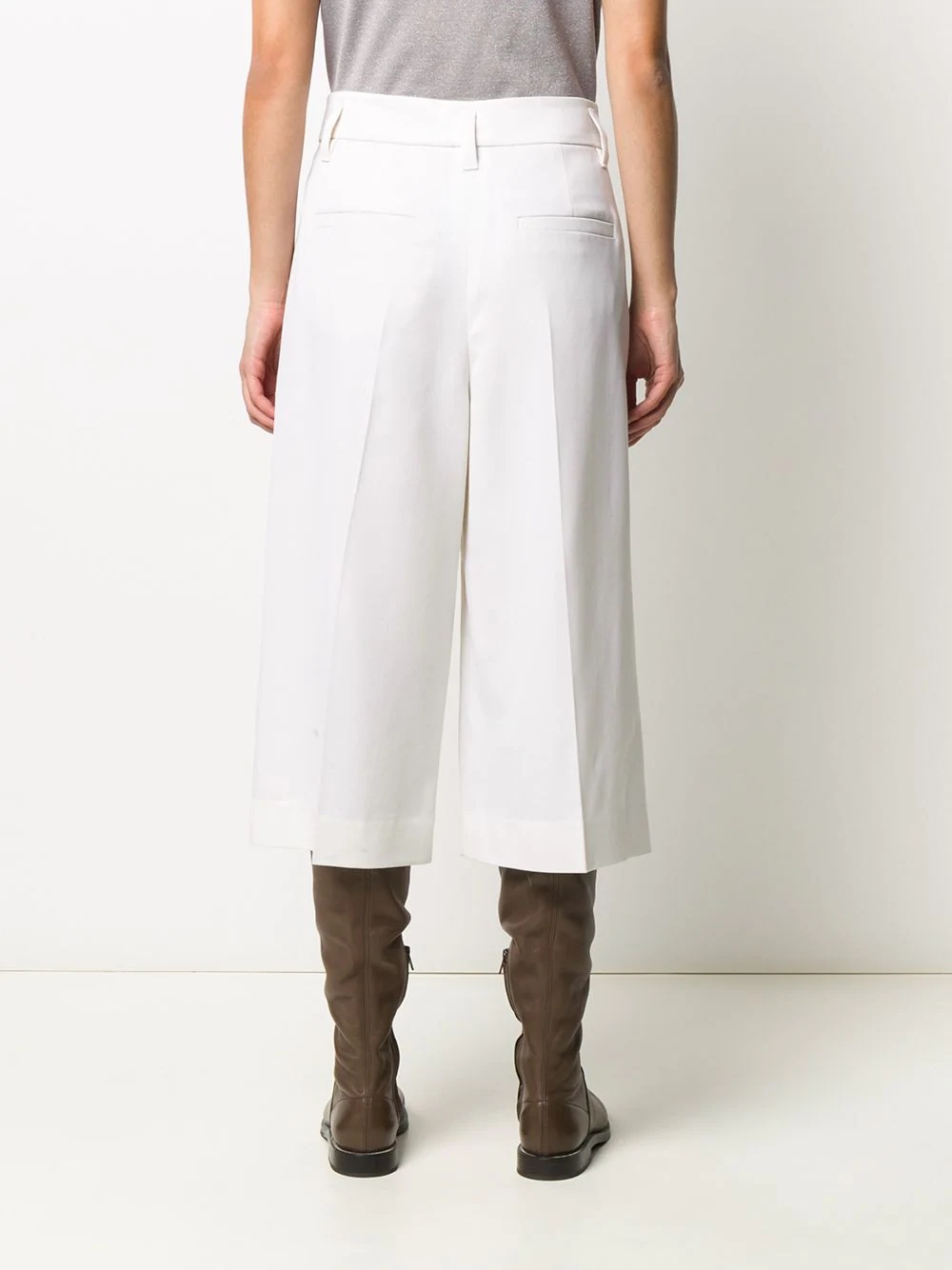 straight-leg darted culottes - 4