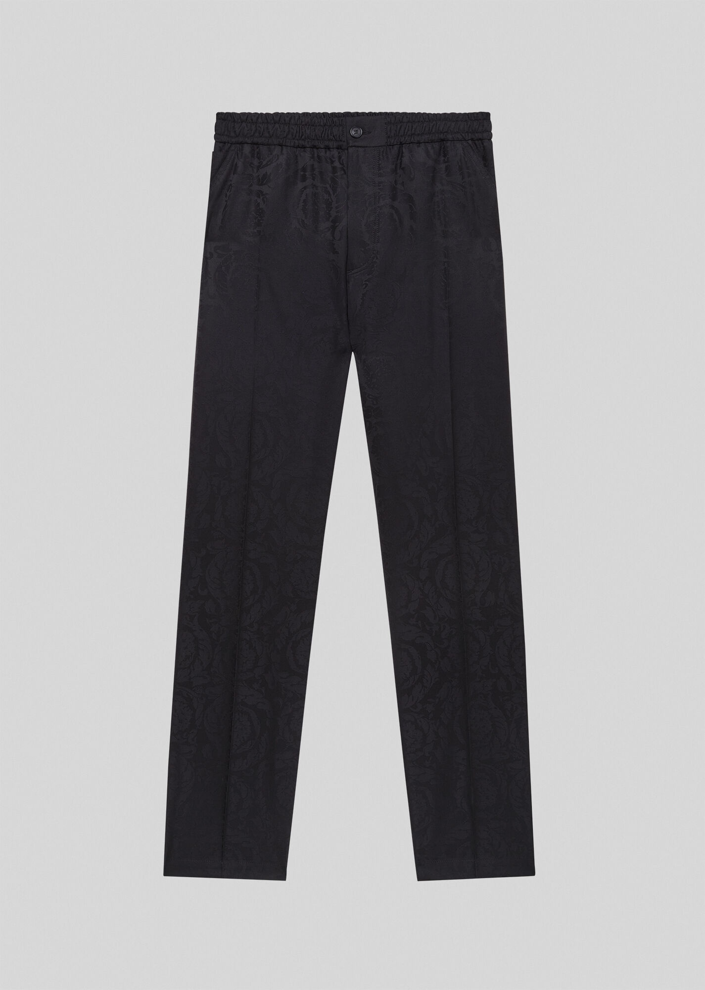 Barocco Jacquard Wool Trousers - 1