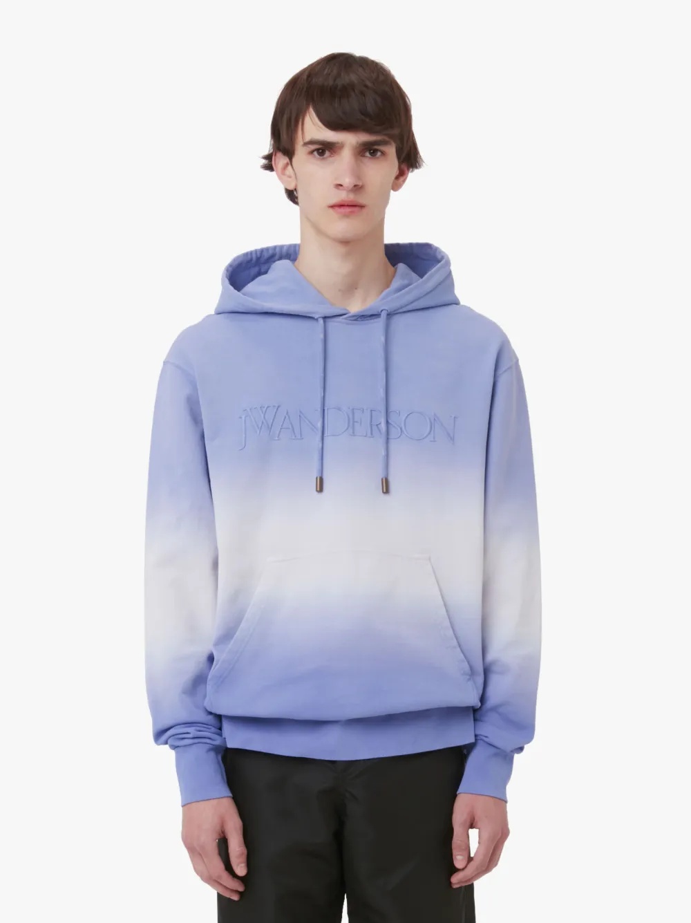 GRADIENT HOODIE WITH LOGO EMBROIDERED - 2