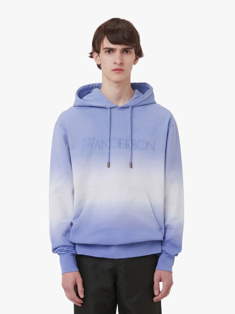 JW Anderson GRADIENT HOODIE WITH LOGO EMBROIDERED outlook