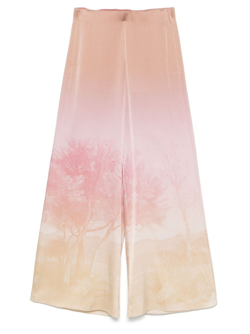 illustration-print trousers 1