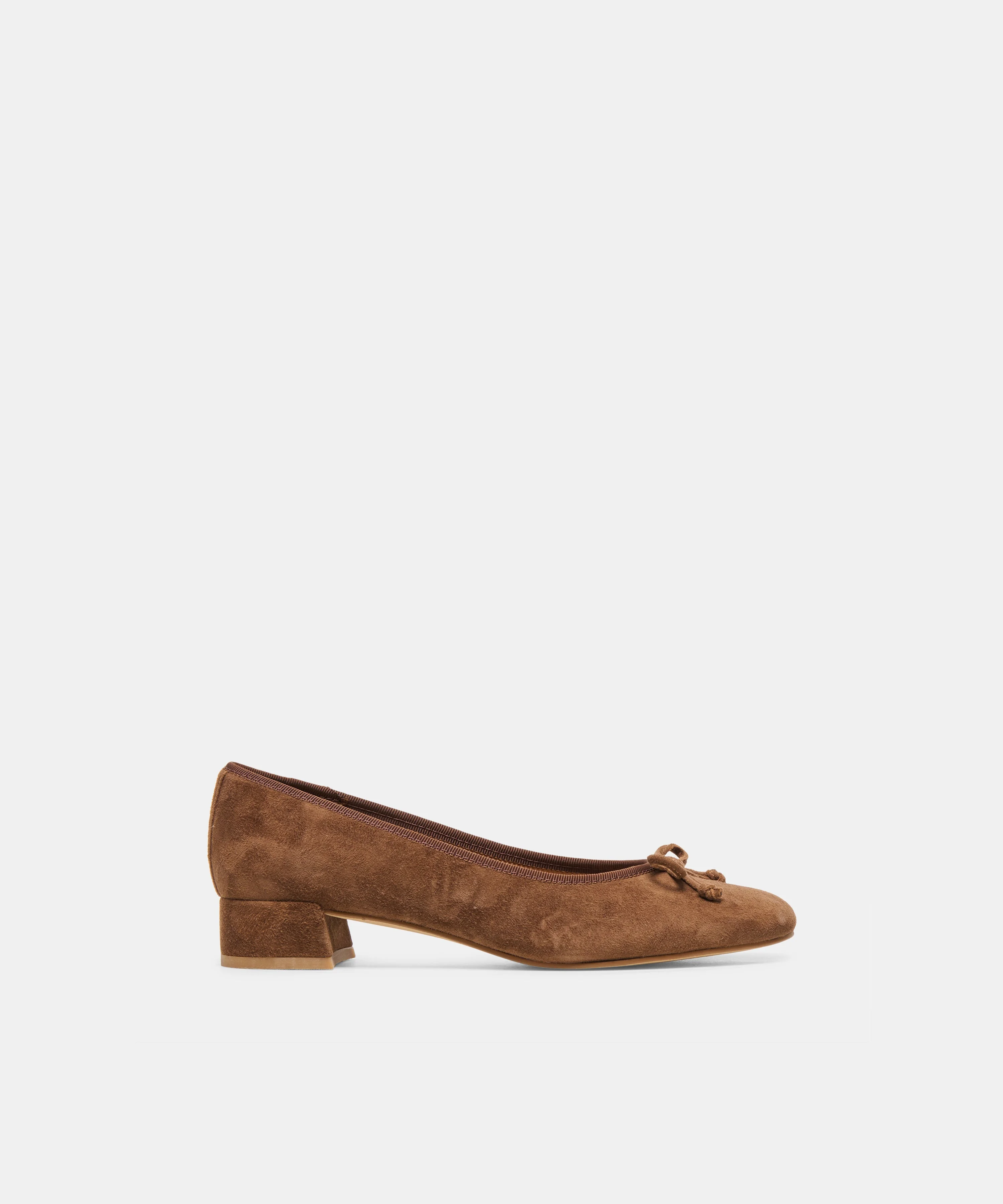 RITLA MID HEELS COCOA SUEDE - 1