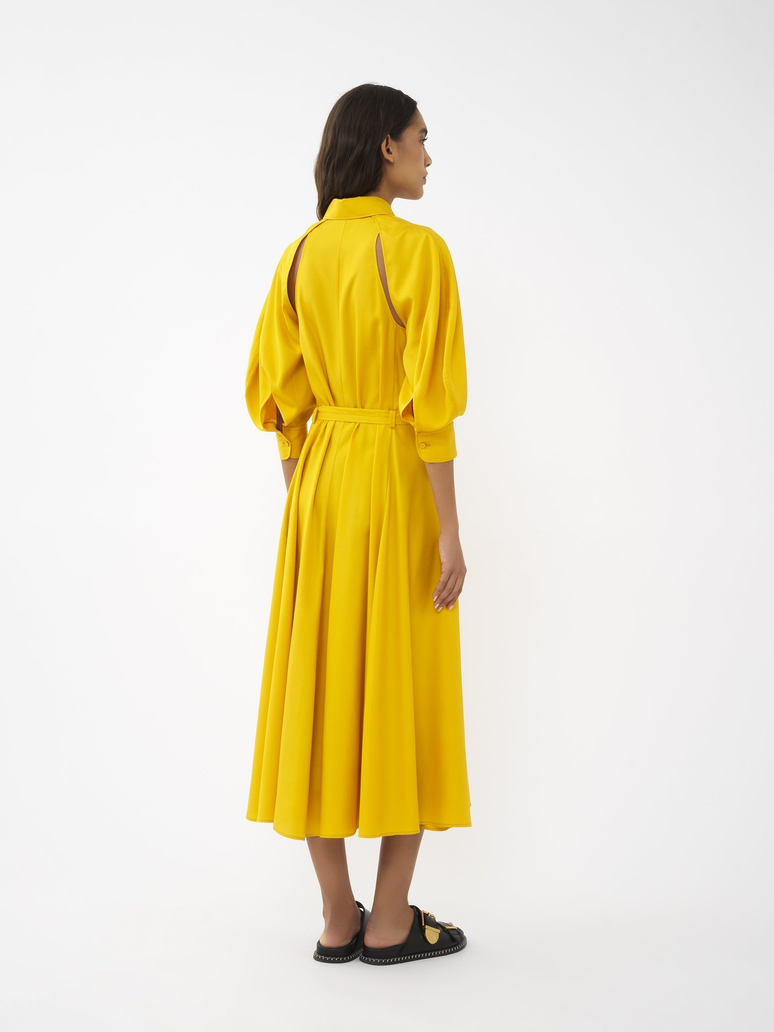 CUT-OUT SHIRT DRESS - 5