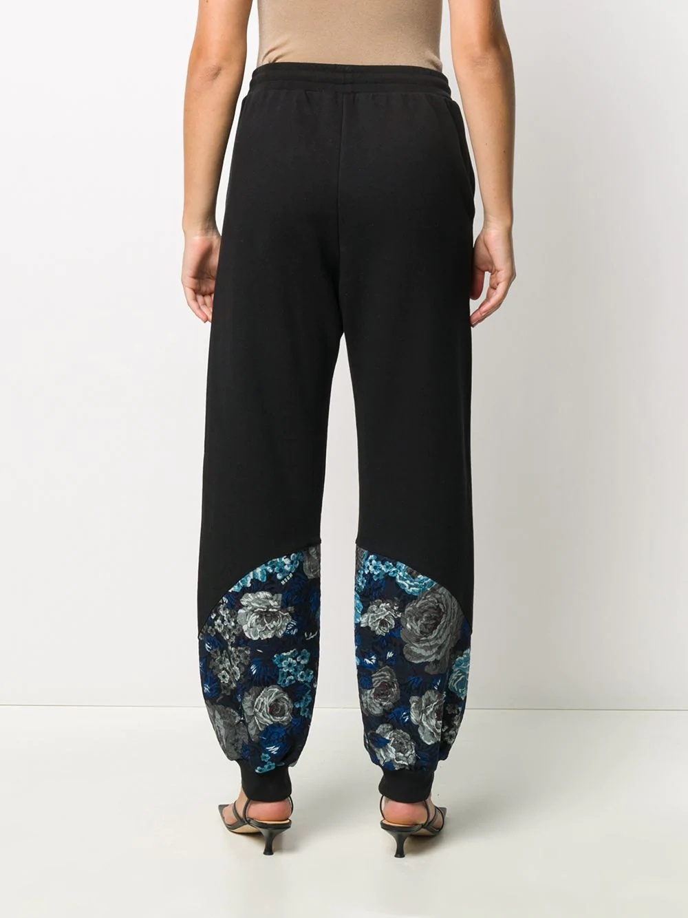 wide floral hem trousers - 4