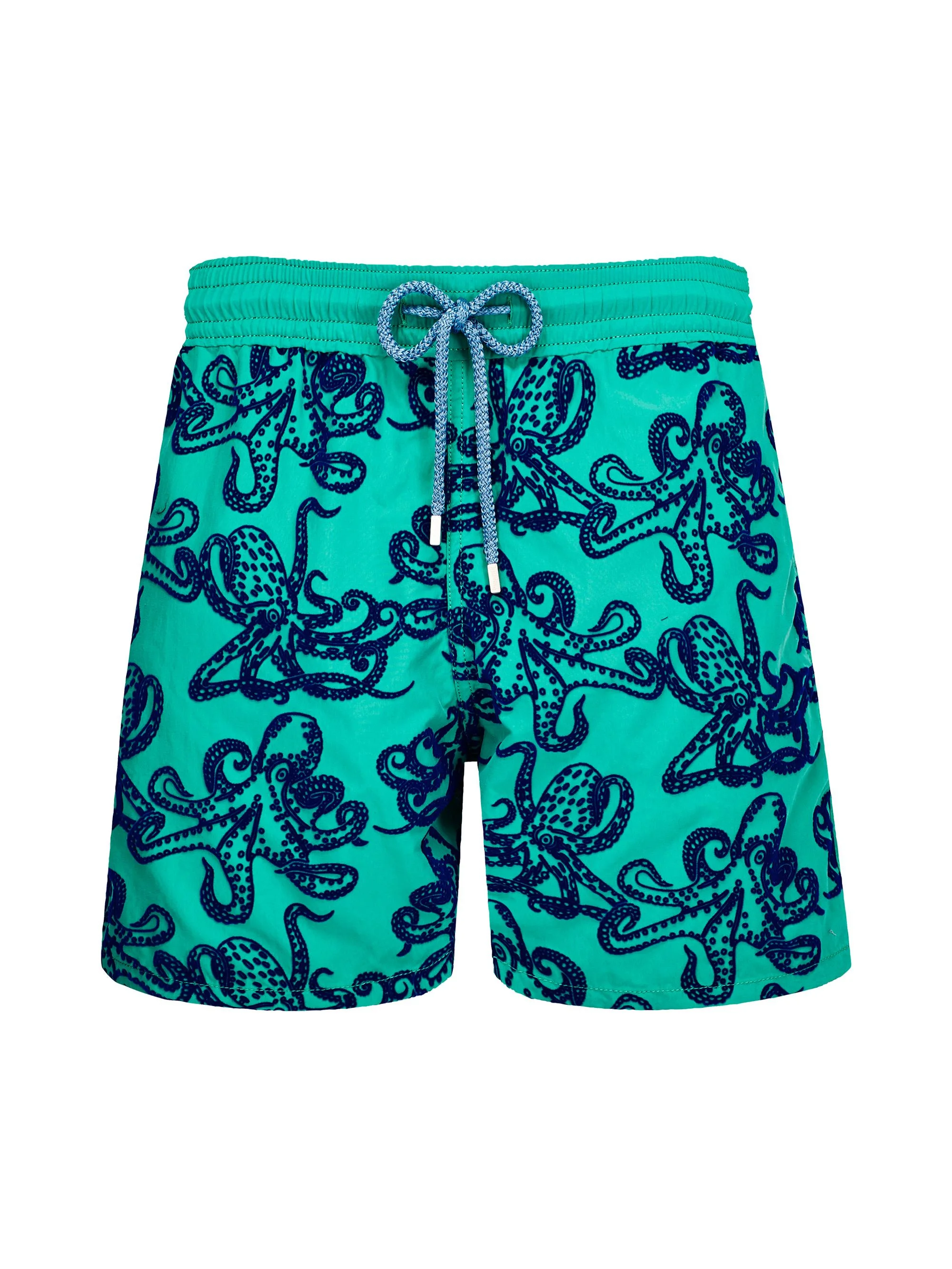 Men's Flock Poulpes Swim Shorts - Emeraude - 1