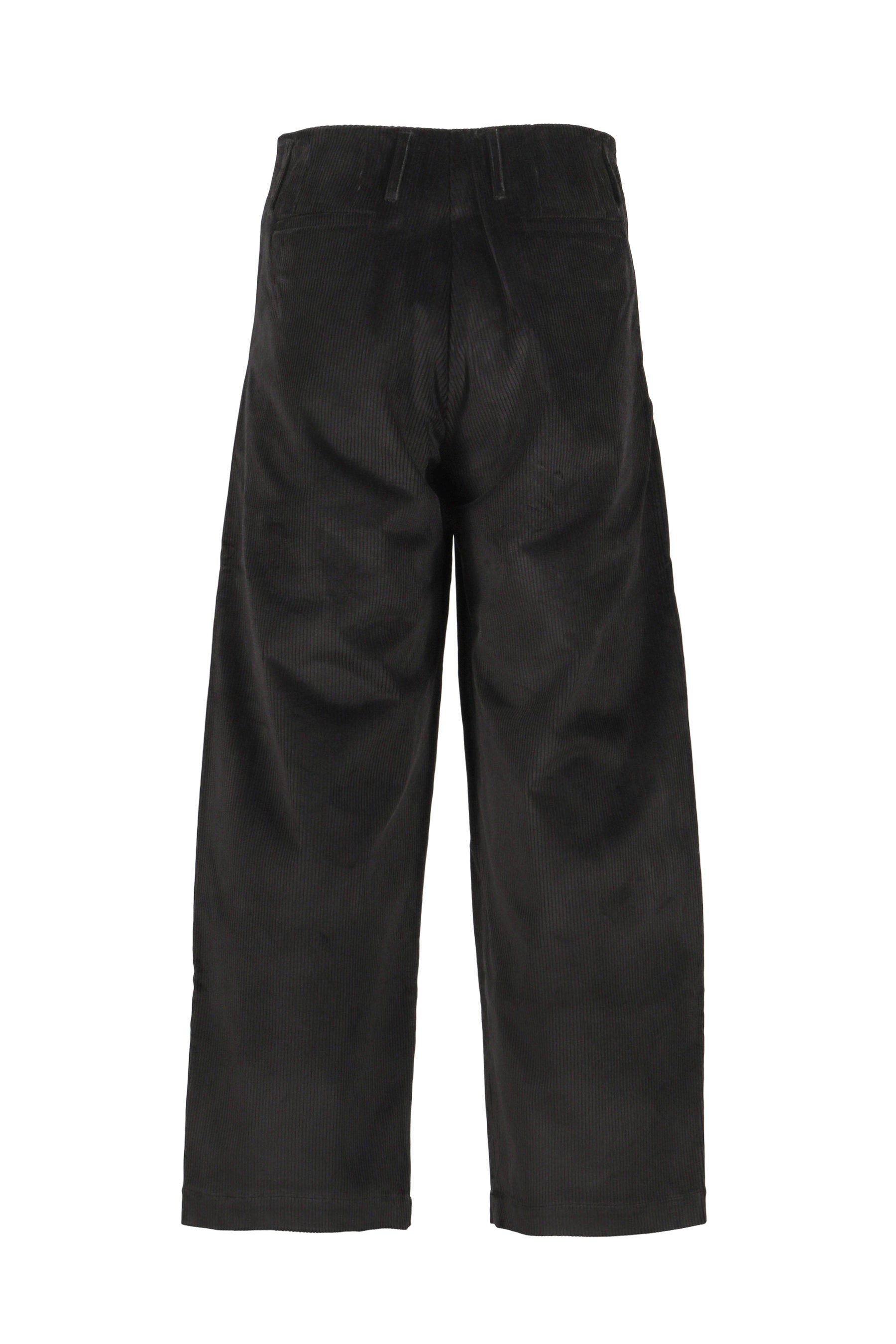 WIDE LEG PLEATED TROUSER / BLK - 2